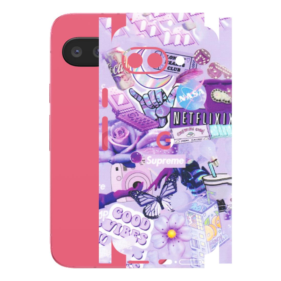 Google Pixel Phone Skins (All Models) - Supreme Purple Magic - Matte Finish (M-88) Google Pixel 9A