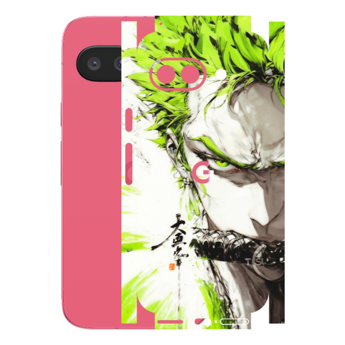 Google Pixel Phone Skins (All Models) - Roro Taku Anime - Transparent Finish (T-18) Google Pixel 9A