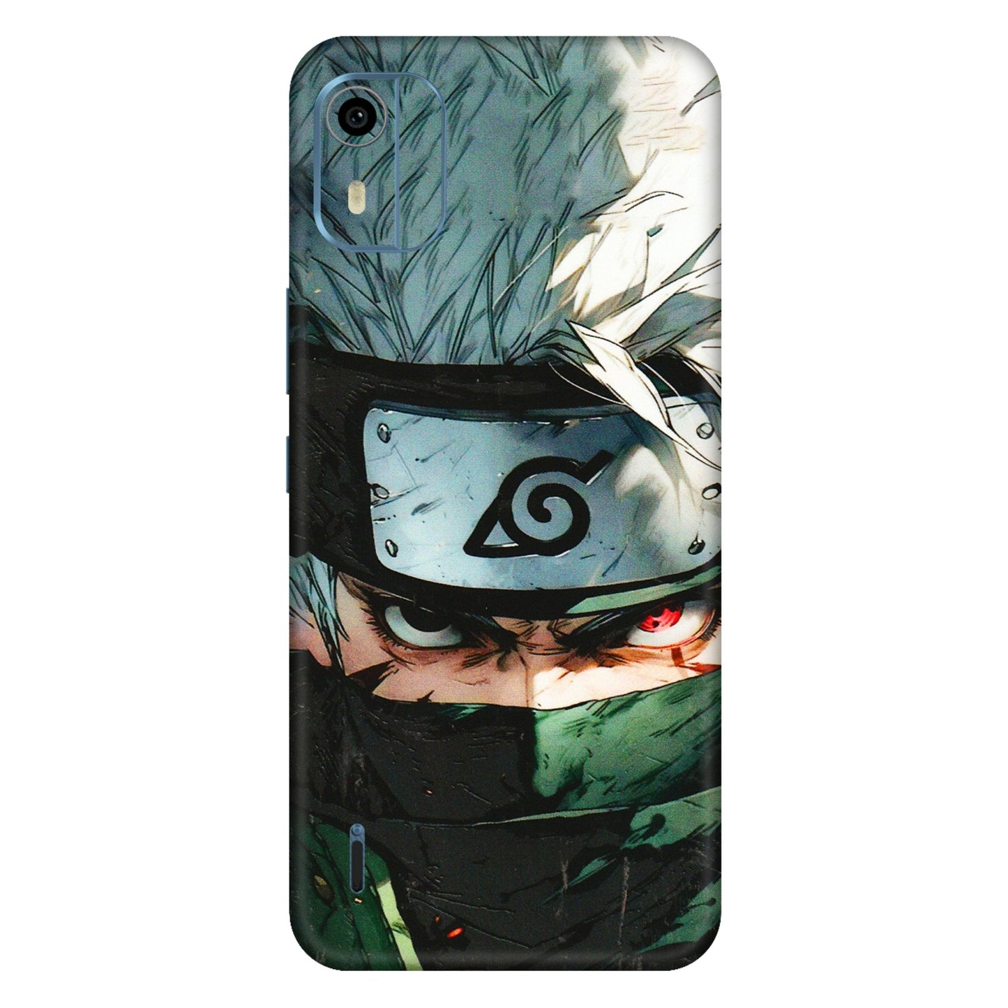 HMD NOKIA Phone Skins (All Models) - Kakashi Red Eye Focus - 3D Embossed Finish (L-227) HMD Nokia C12 Pro