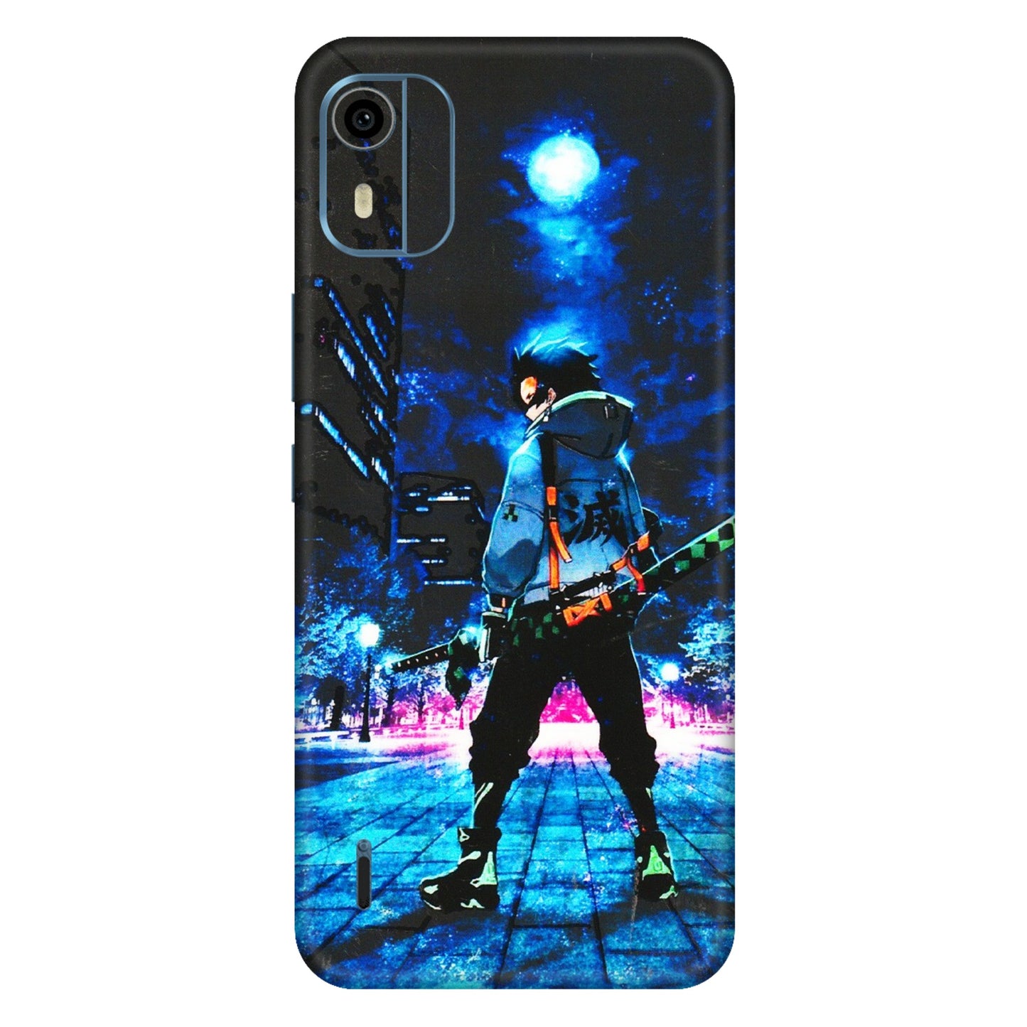 HMD NOKIA Phone Skins (All Models) - Demon Slayer Sword - 3D Embossed Finish (L-247) HMD Nokia C12 Pro