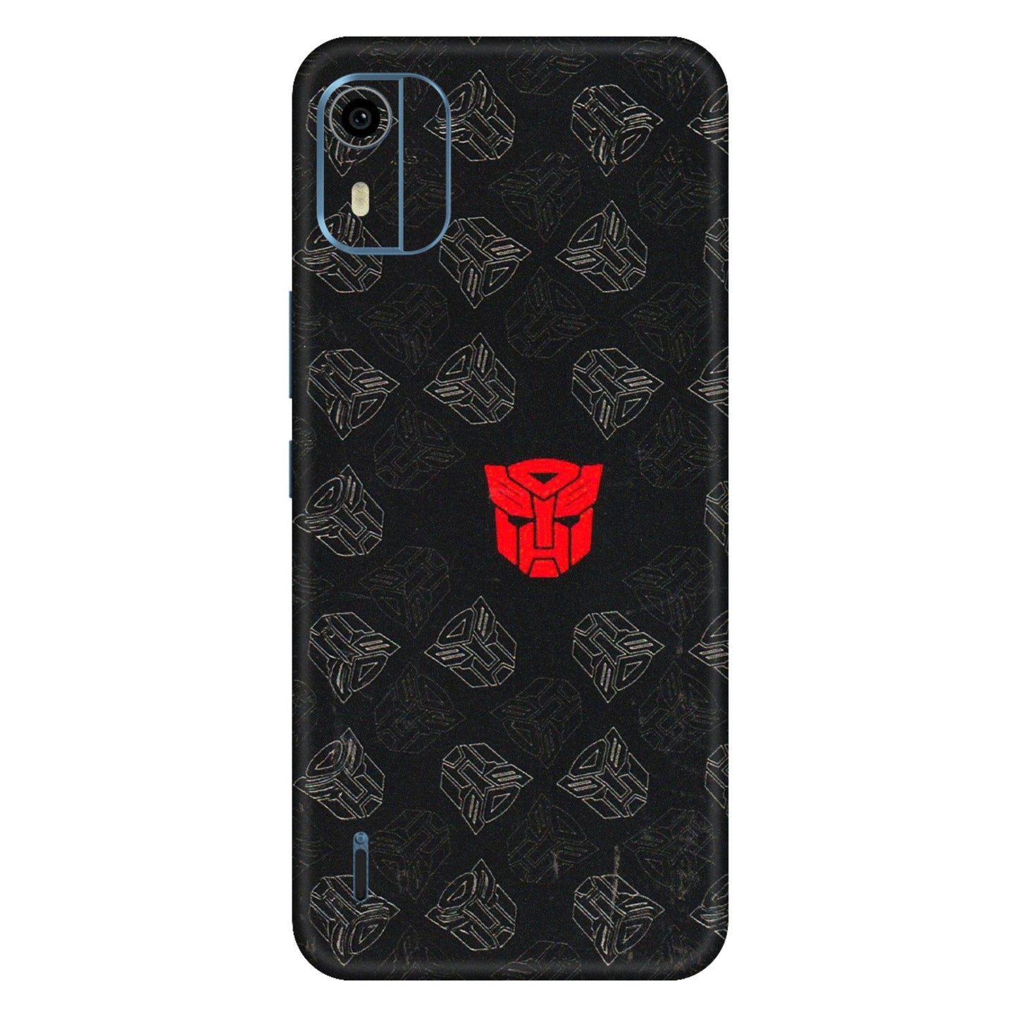 HMD NOKIA Phone Skins (All Models) - Transformers Devastation - 3D Embossed Finish (L-301) HMD Nokia C12 Pro