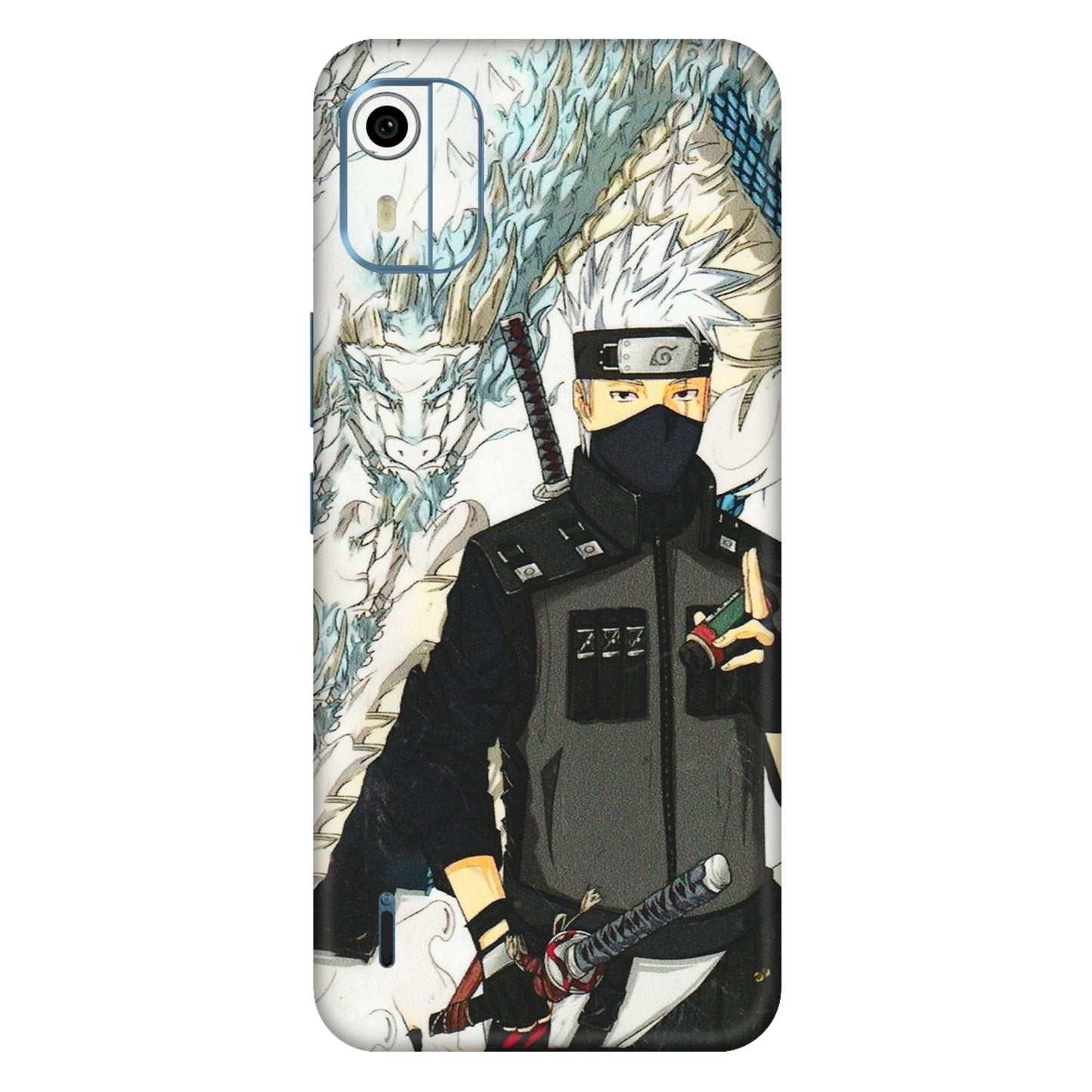 HMD NOKIA Phone Skins (All Models) - Kakashi Hatake Naruto Anime - 3D Embossed Finish (L-46) HMD Nokia C12 Pro