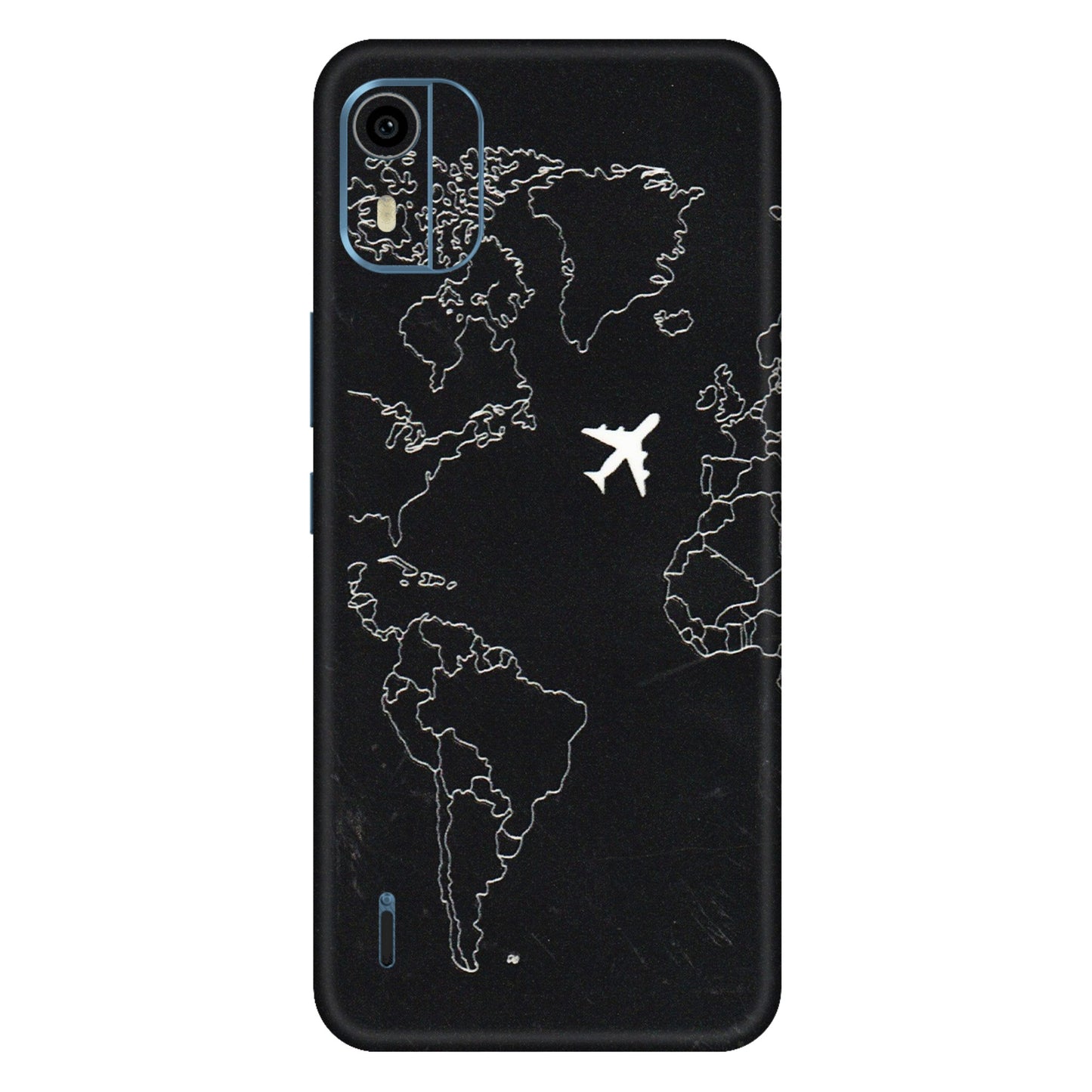 HMD NOKIA Phone Skins (All Models) - Never Ending Travel - 3D Embossed Finish (L-79) HMD Nokia C12 Pro
