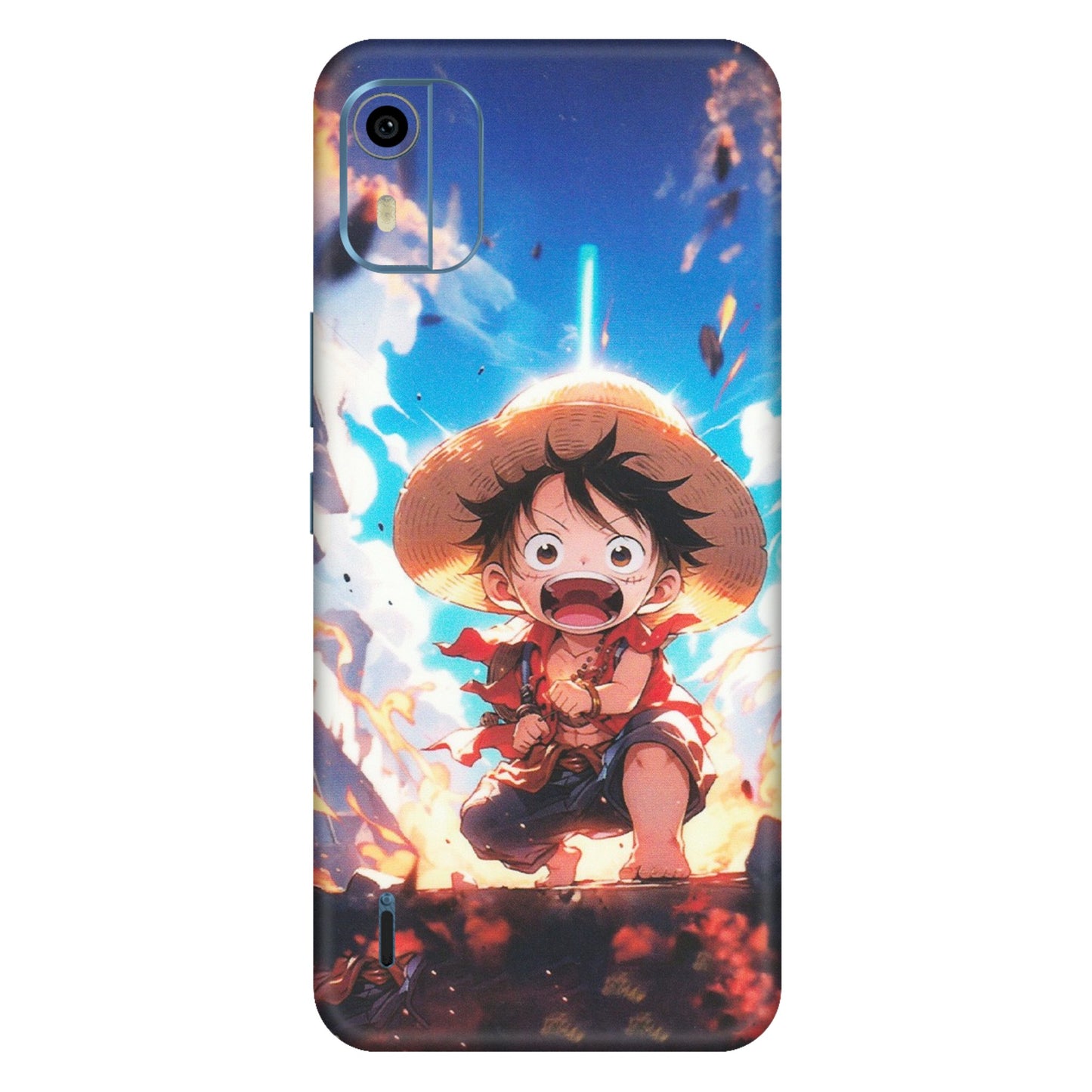 HMD NOKIA Phone Skins (All Models) - Toon One Piece Cute Character - Matte Finish (M-35) HMD Nokia C12 Pro