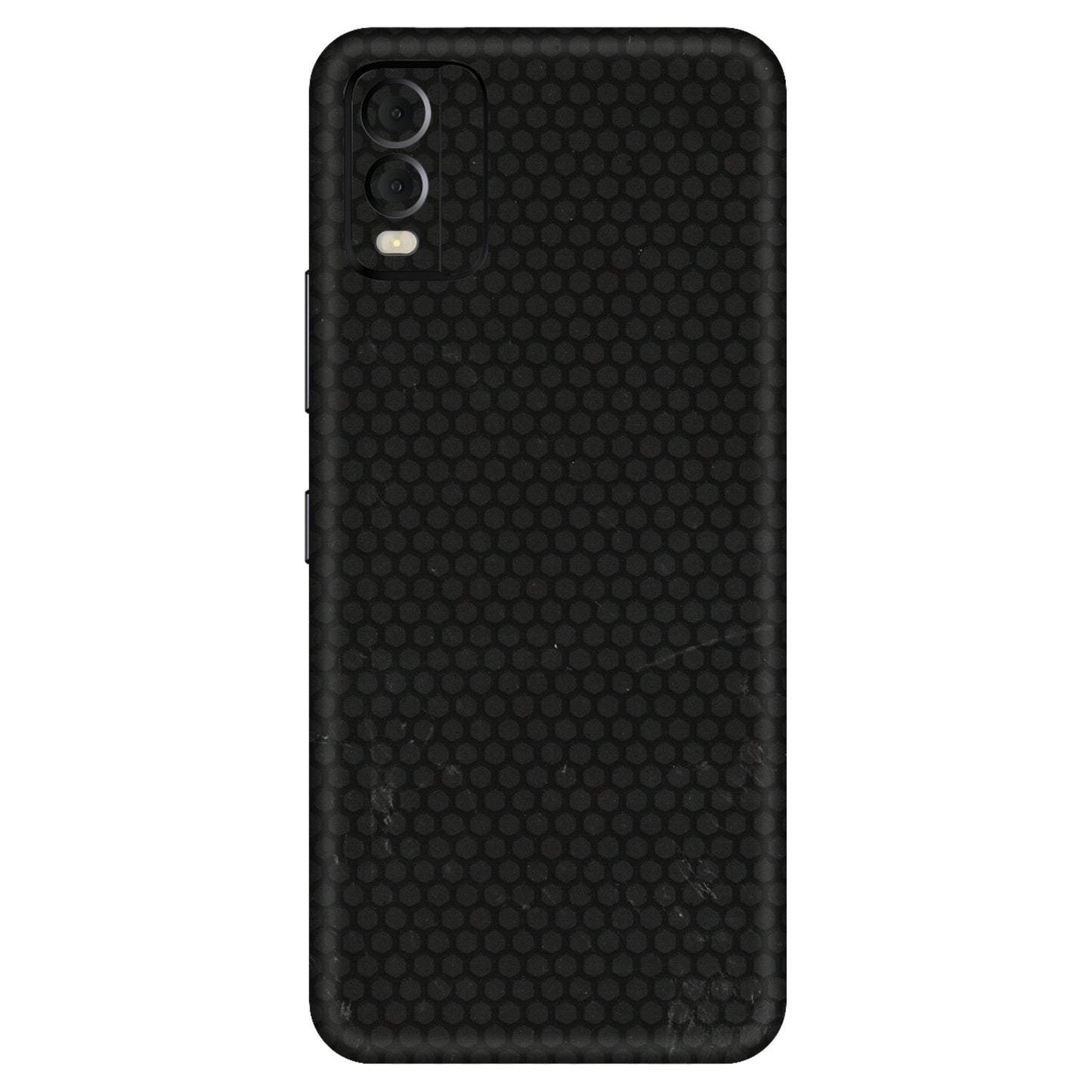 HMD NOKIA Phone Skins (All Models) - Black honeycomb - 3D Embossed Finish (L-114) HMD Nokia C22