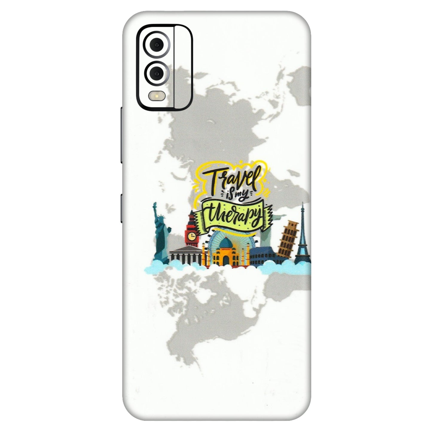 HMD NOKIA Phone Skins (All Models) - Travel Therapy - 3D Embossed Finish (L-199) HMD Nokia C22