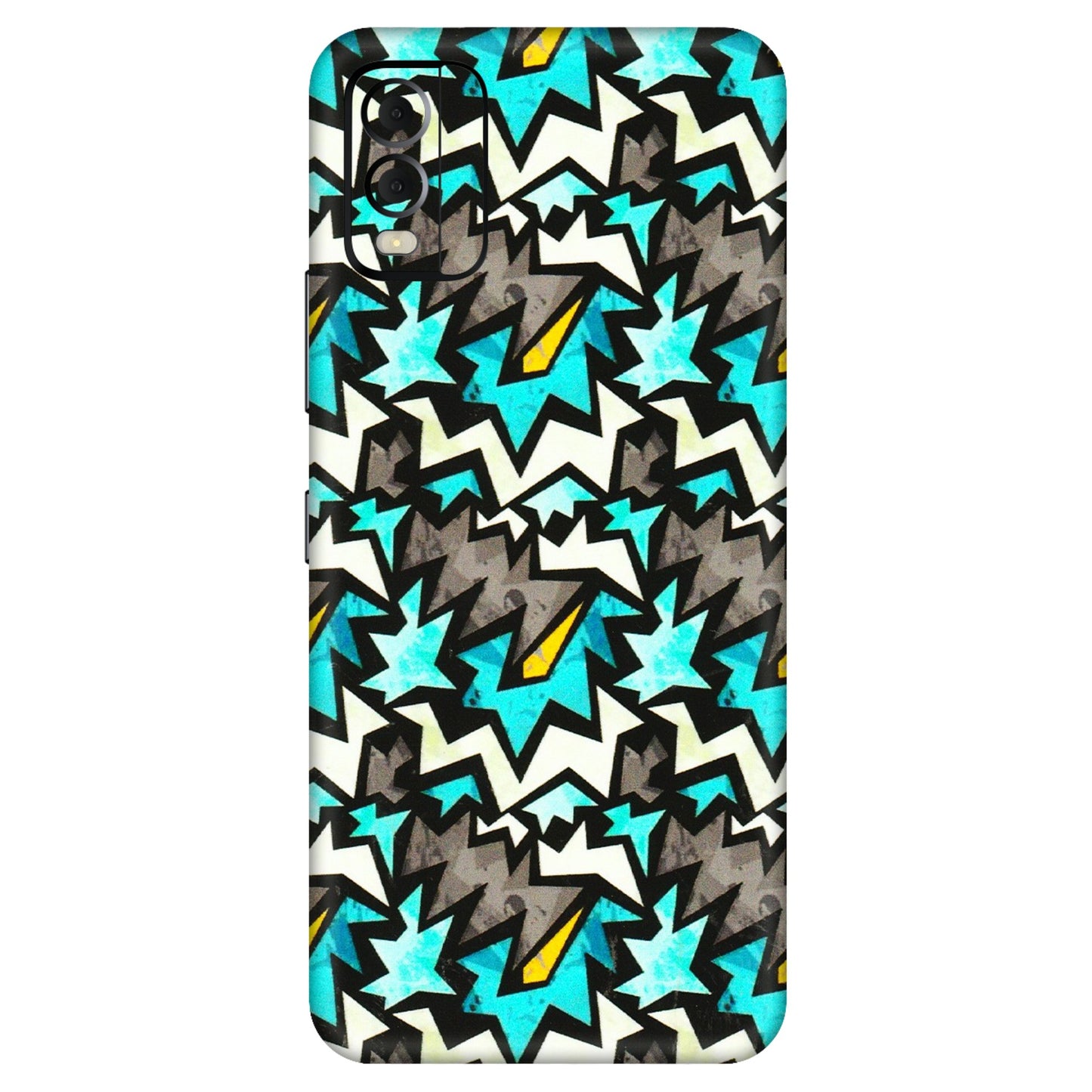 HMD NOKIA Phone Skins (All Models) - Funky Zig Zag - 3D Embossed Finish (L-223) HMD Nokia C22