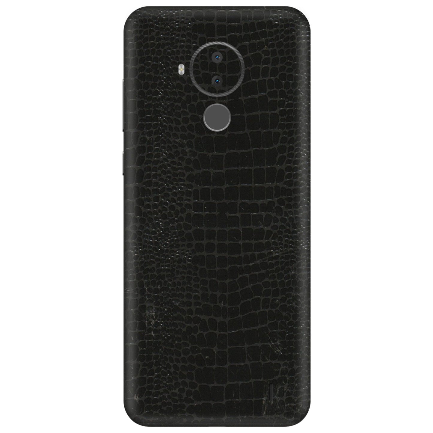 HMD NOKIA Phone Skins (All Models) - Snake Leather Black - 3D Embossed Finish (L-107) HMD Nokia C30