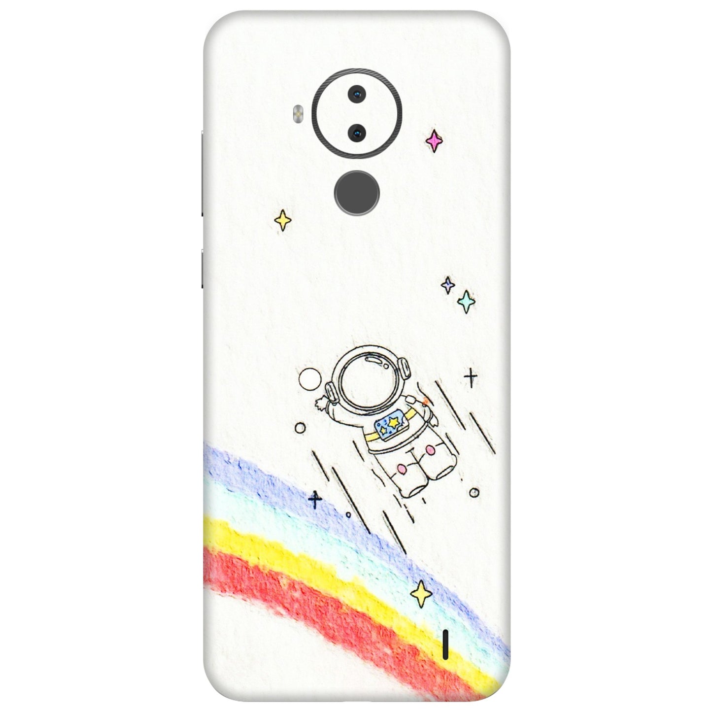 HMD NOKIA Phone Skins (All Models) - Milkyway Astronaut - 3D Embossed Finish (L-110) HMD Nokia C30