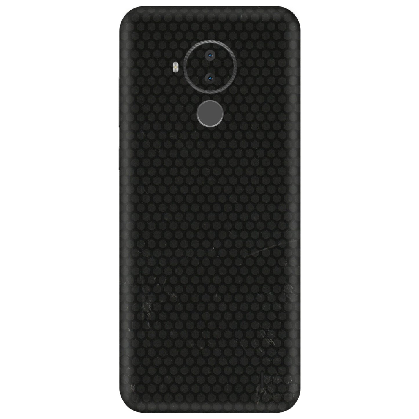 HMD NOKIA Phone Skins (All Models) - Black honeycomb - 3D Embossed Finish (L-114) HMD Nokia C30