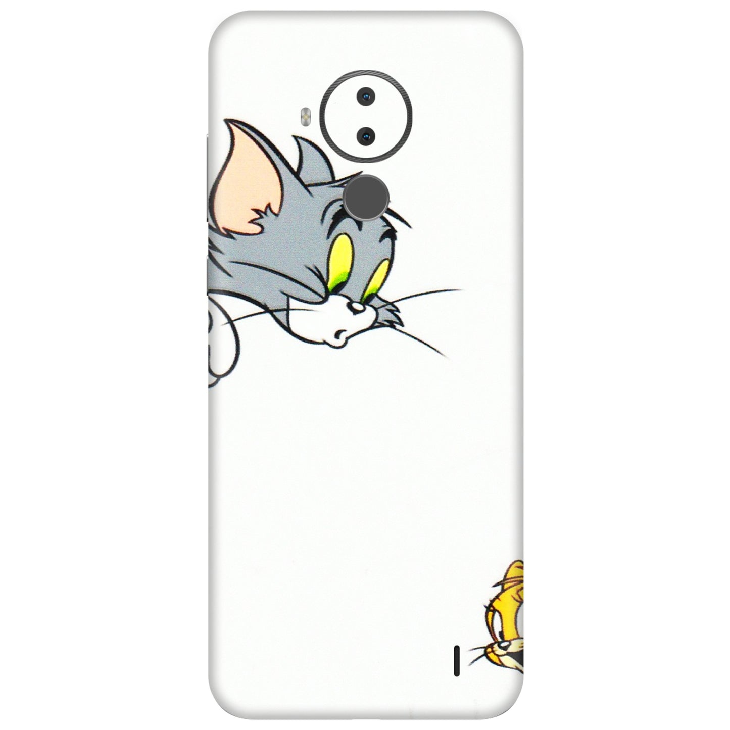 HMD NOKIA Phone Skins (All Models) - Cute Tom And Jerry - 3D Embossed Finish (L-220) HMD Nokia C30