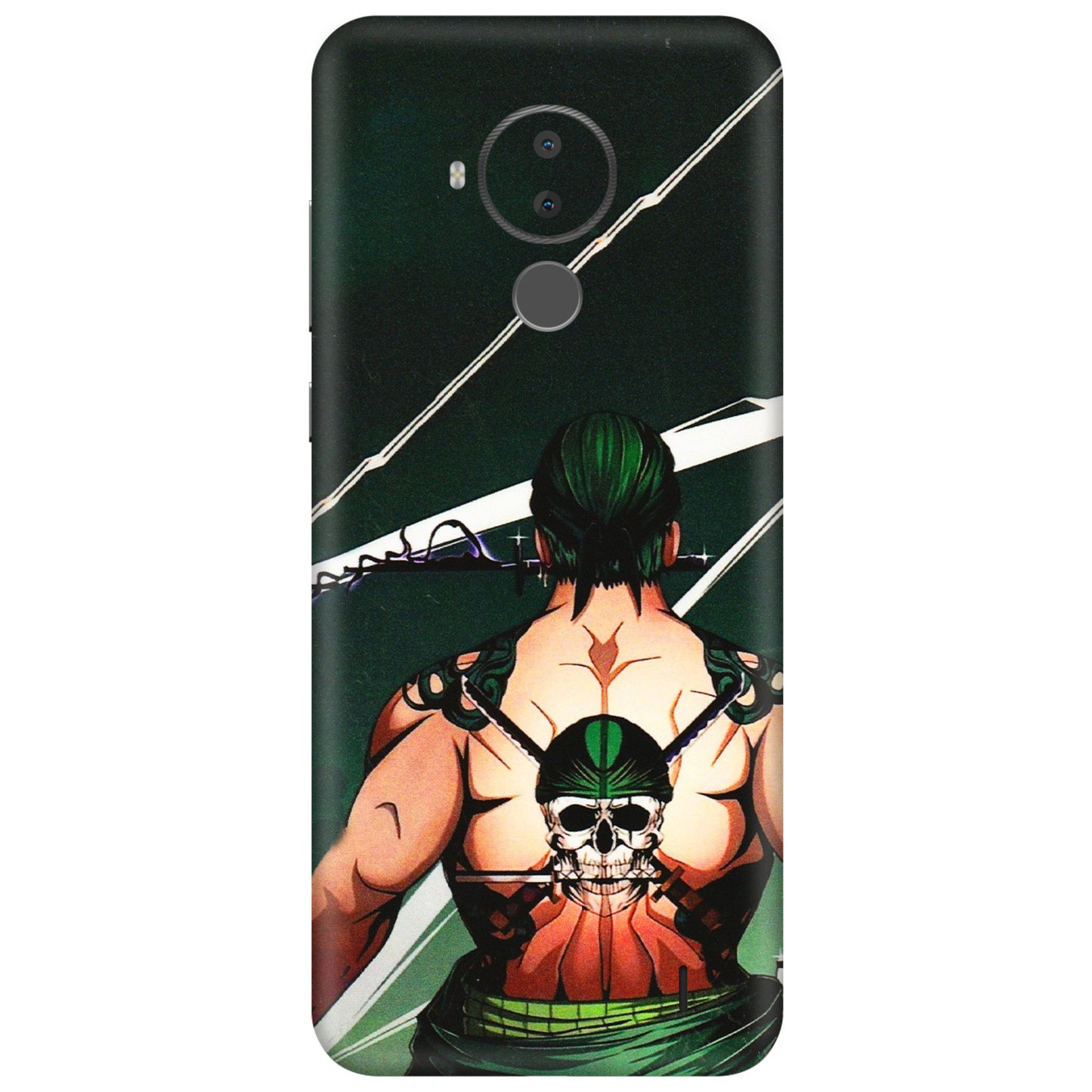 HMD NOKIA Phone Skins (All Models) - Zoro Anime - 3D Embossed Finish (L-23) HMD Nokia C30