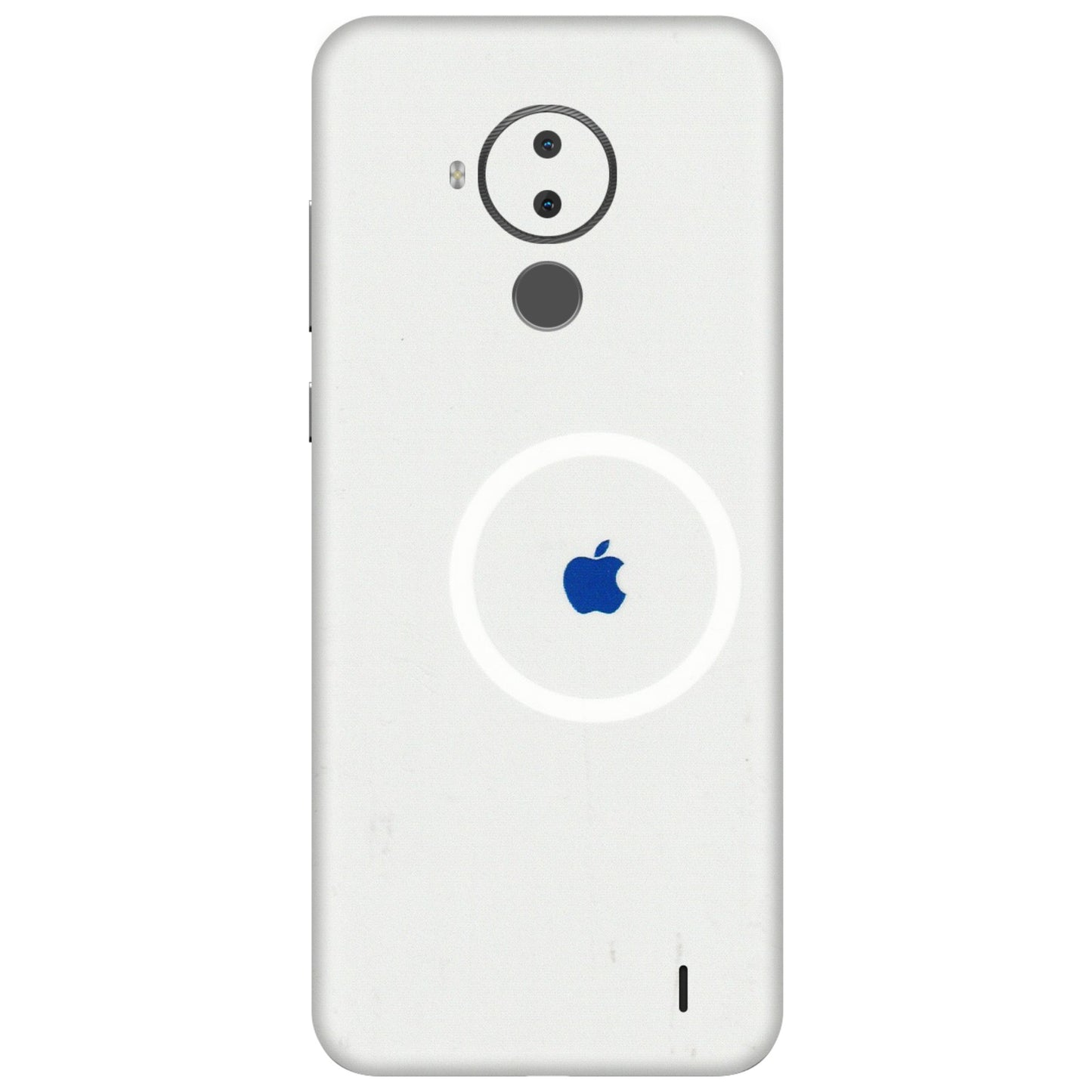 HMD NOKIA Phone Skins (All Models) - iPhone Magsafe Logo - 3D Embossed Finish (L-320) HMD Nokia C30