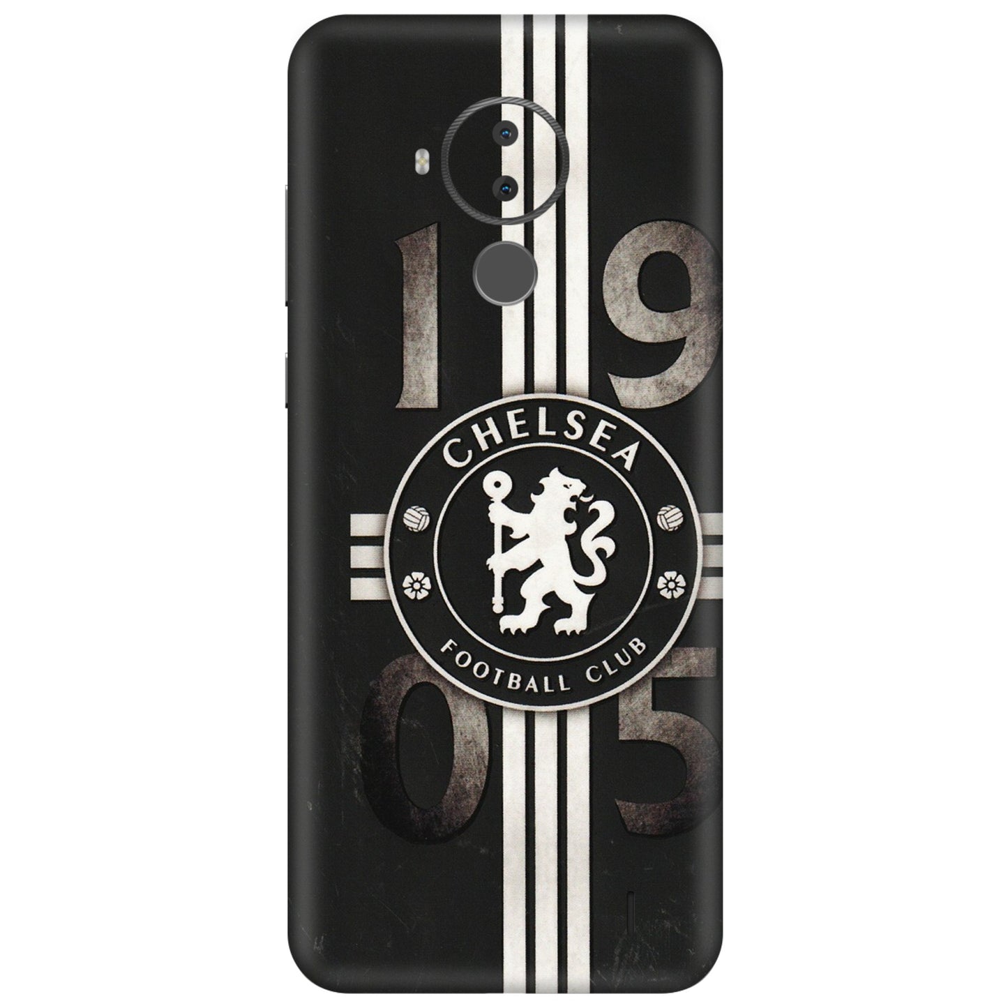HMD NOKIA Phone Skins (All Models) - Chelsea Fan Club - 3D Embossed Finish (L-36) HMD Nokia C30