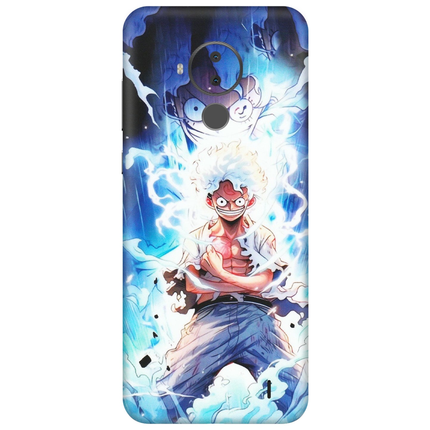 HMD NOKIA Phone Skins (All Models) - Blue Thunder Luffy Anime - Matte Finish (M-132) HMD Nokia C30