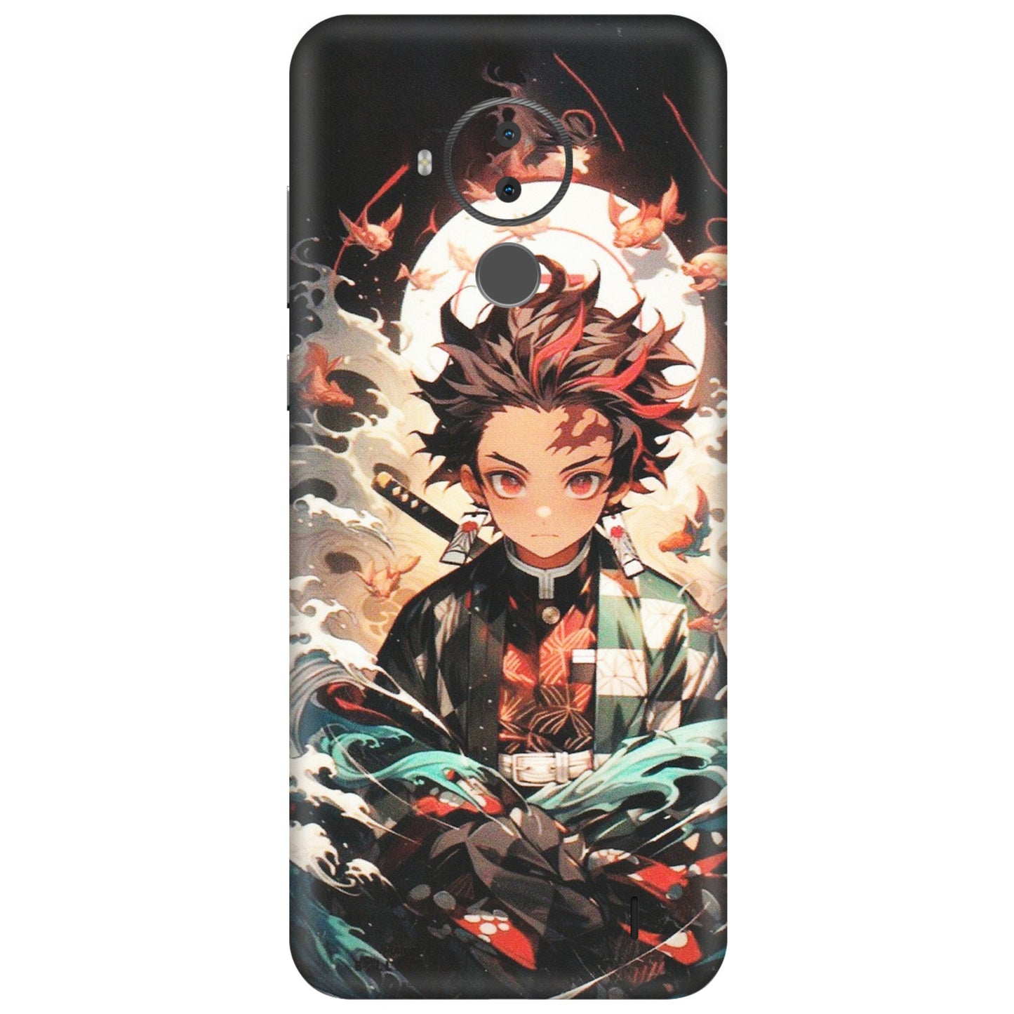 HMD NOKIA Phone Skins (All Models) - Tanjiro Demon Slayer Anime - Matte Finish (M-158) HMD Nokia C30