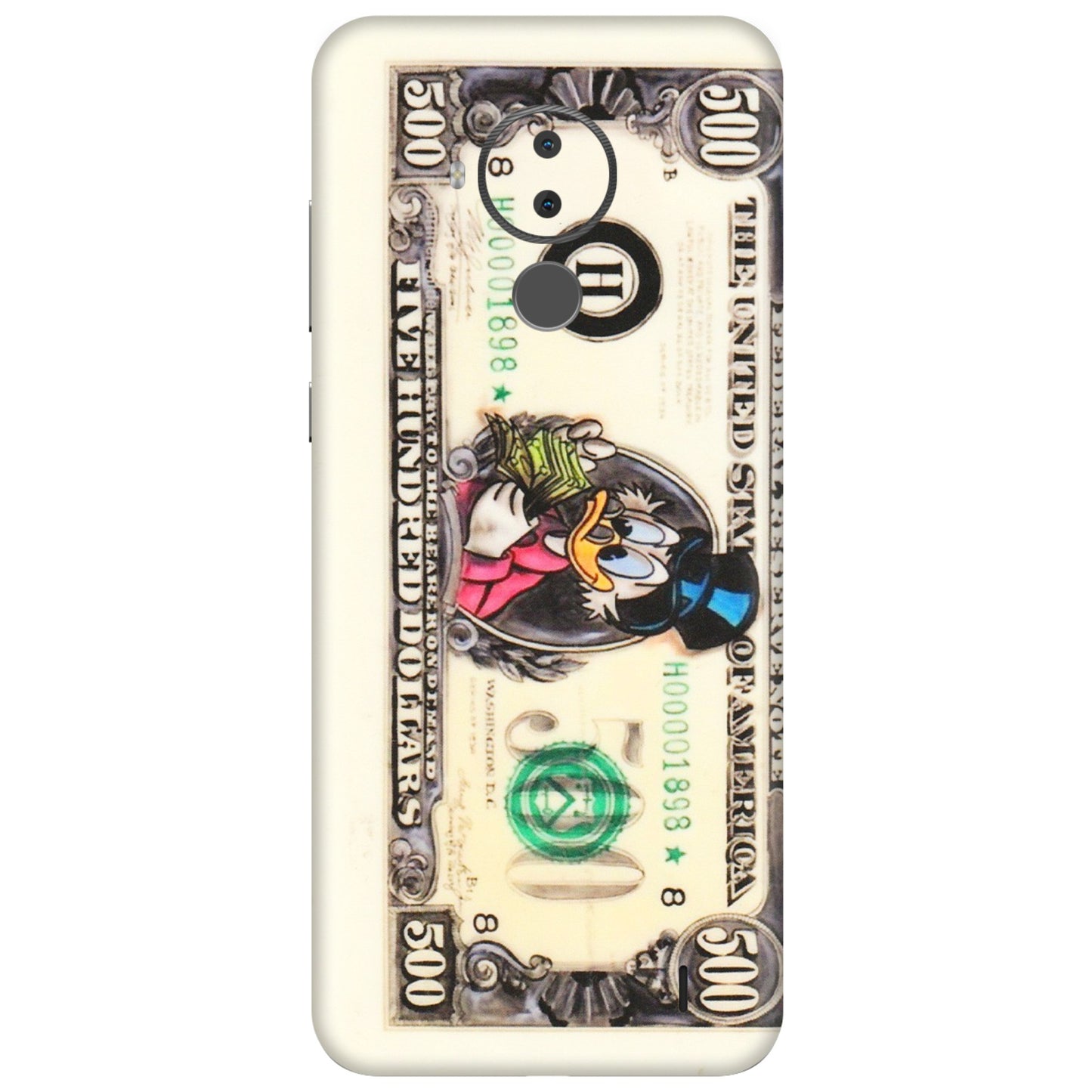 HMD NOKIA Phone Skins (All Models) - Five Hundred Dollar Duck - Transparent Finish (T-15) HMD Nokia C30