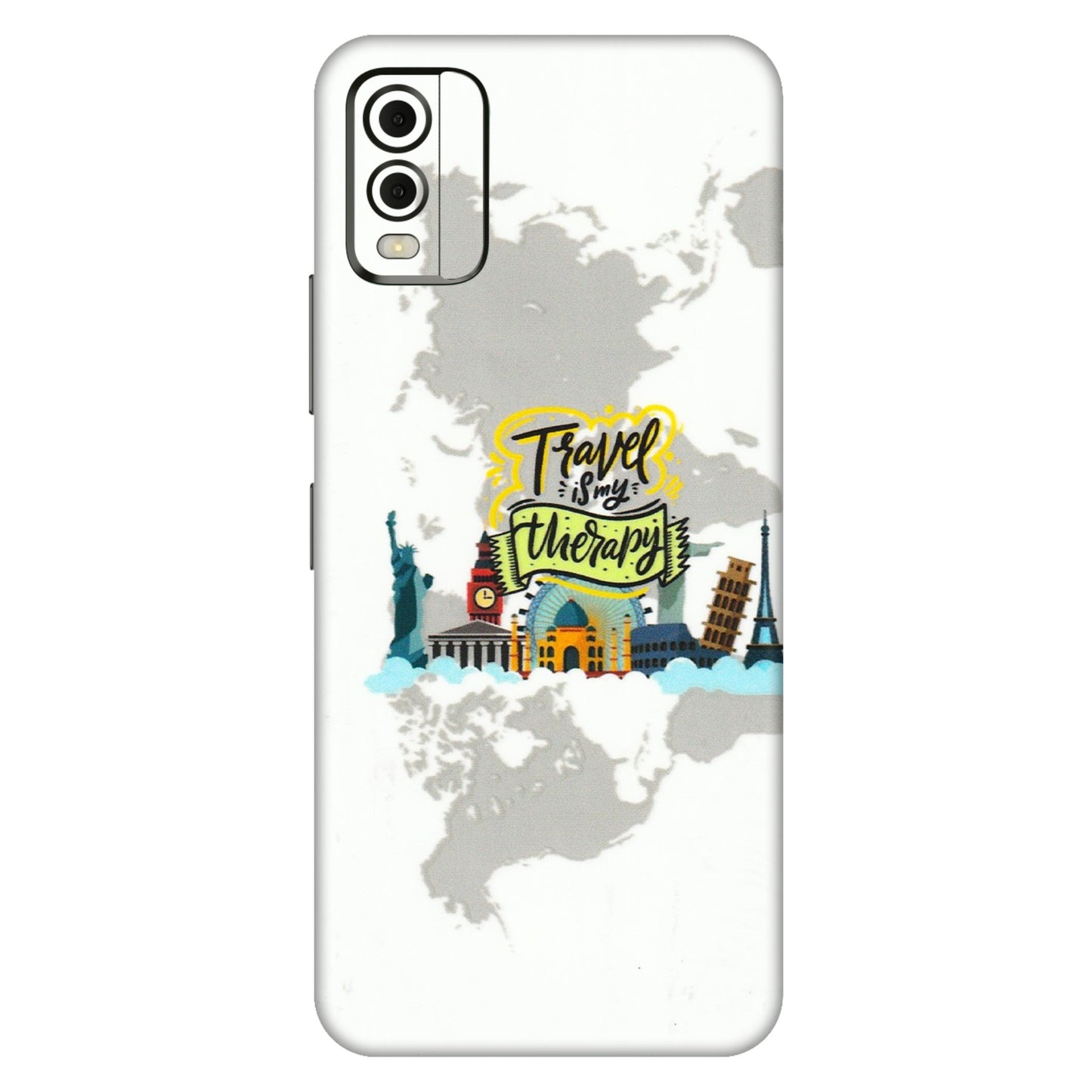 HMD NOKIA Phone Skins (All Models) - Travel Therapy - 3D Embossed Finish (L-199) HMD Nokia C32