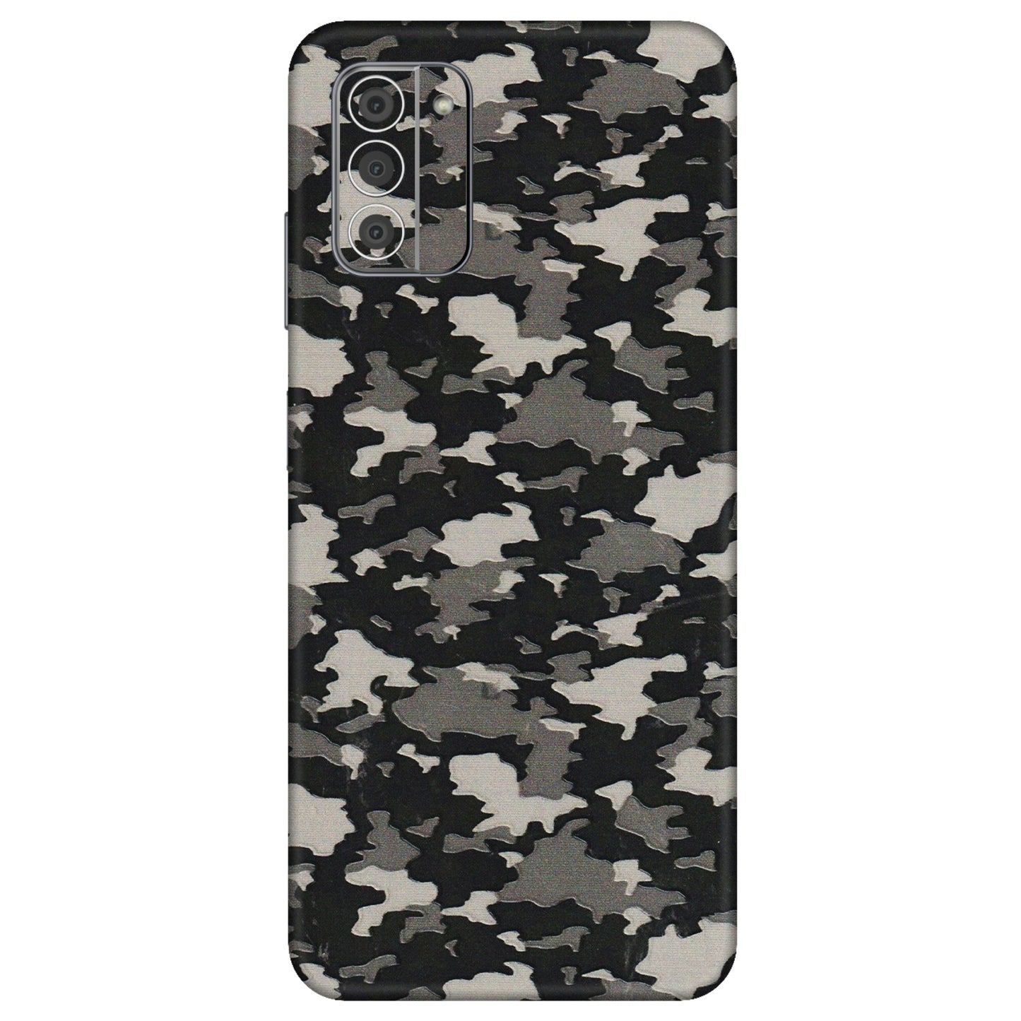 HMD NOKIA Phone Skins (All Models) - Black/Grey Camoflaunge - 3D Embossed Finish (L-142) HMD Nokia G42 5G
