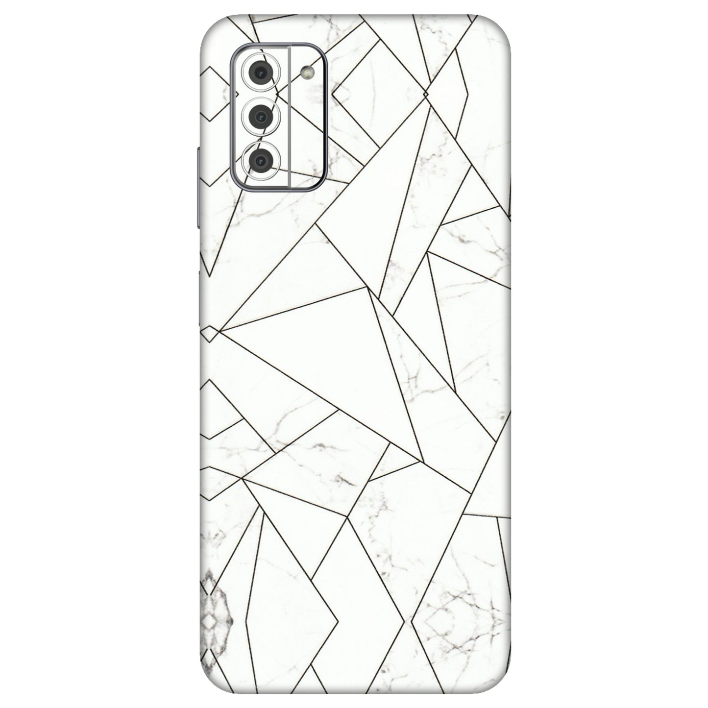 HMD NOKIA Phone Skins (All Models) - Luxury White Marble Effect - 3D Embossed Finish (L-168) HMD Nokia G42 5G