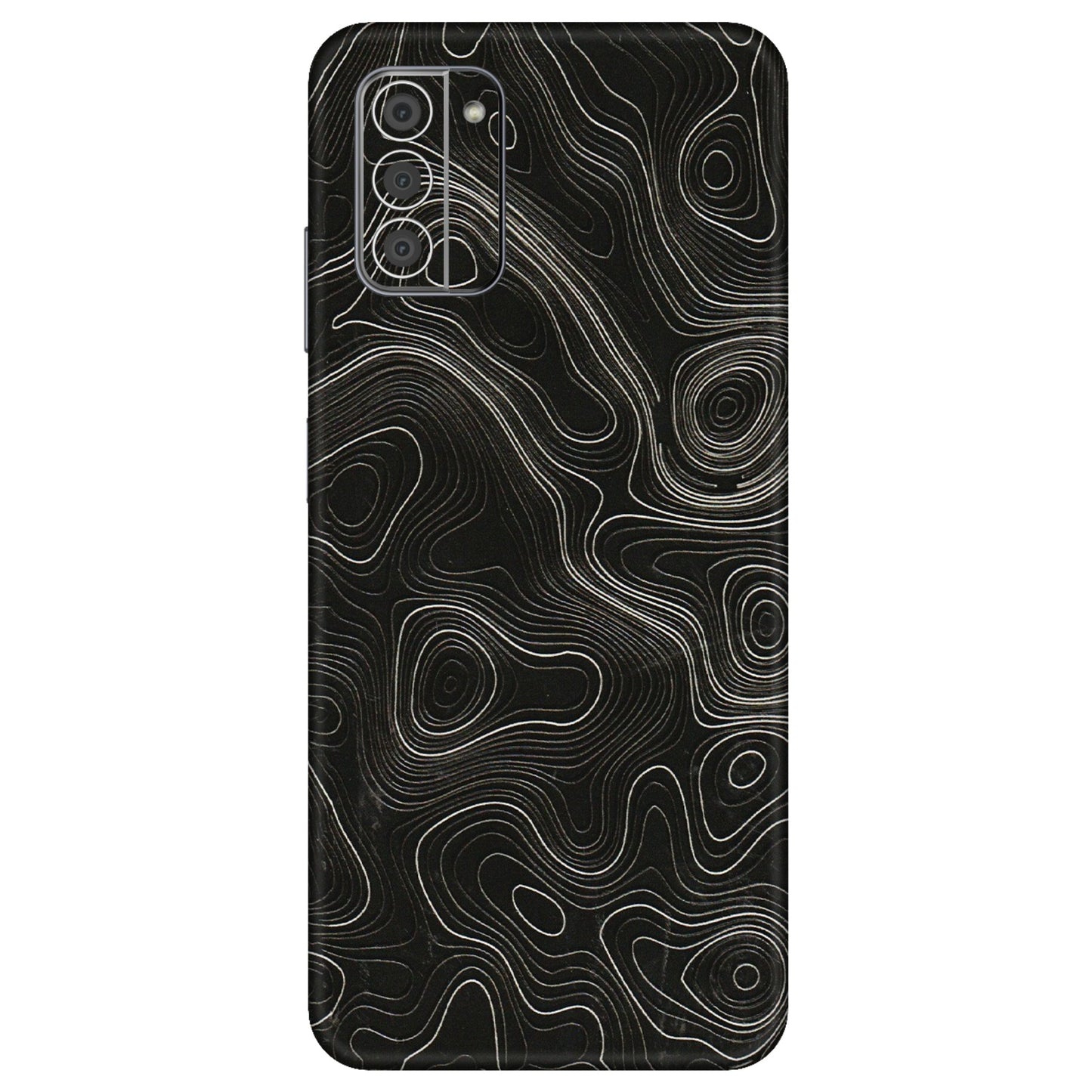 HMD NOKIA Phone Skins (All Models) - Black Swirl - 3D Embossed Finish (L-196) HMD Nokia G42 5G