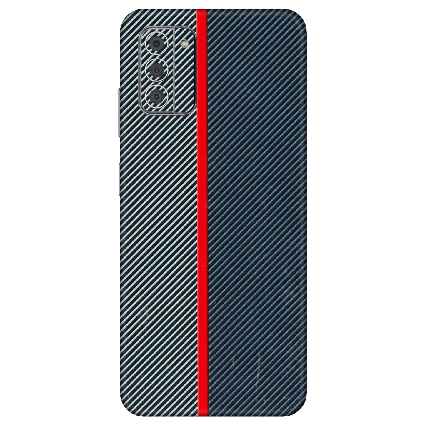 HMD NOKIA Phone Skins (All Models) - Blue Sober Lines - 3D Embossed Finish (L-305) HMD Nokia G42 5G