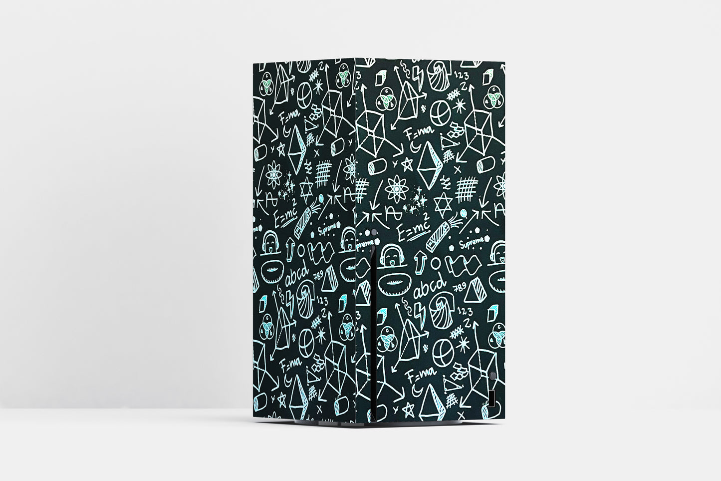 Xbox Series X Blackboard Doodles Matte Finish Skin