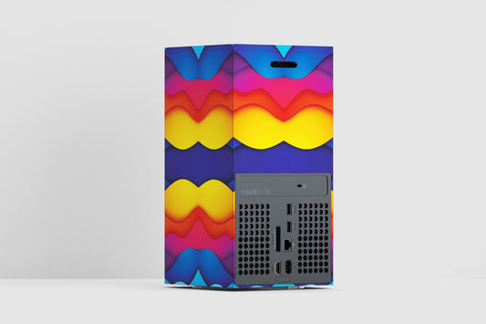 Xbox Series X Colourful Abstract Pattern Matte Finish Skin