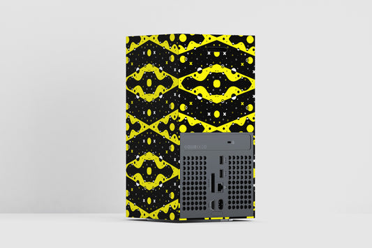 Xbox Series X Yellow And Black Magnet Matte Finish Skin
