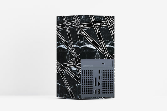 Xbox Series X I Don't Care Matte Finish Skin