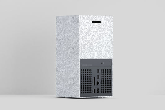 Xbox Series X Abstract Line Map Matte Finish Skin