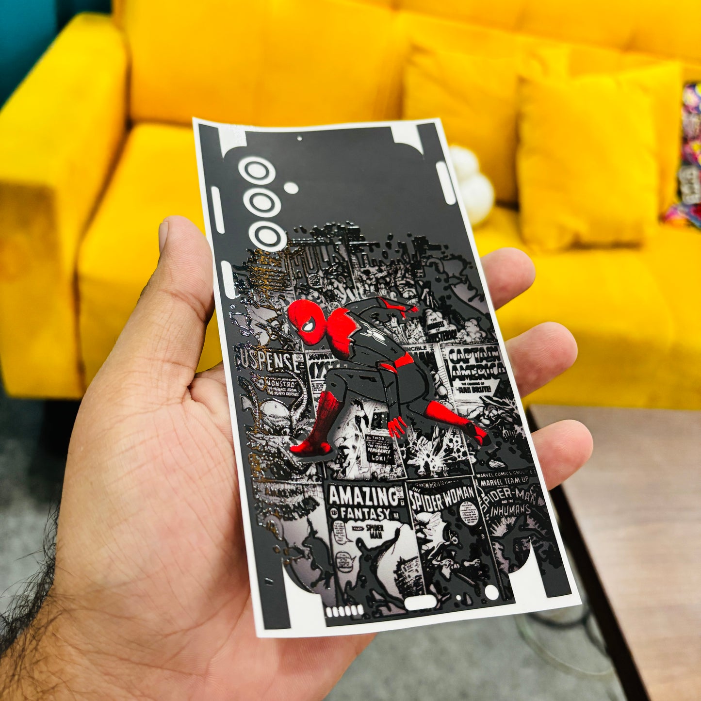 SpiderMan New 3D Textured Phone Skin - Skinly