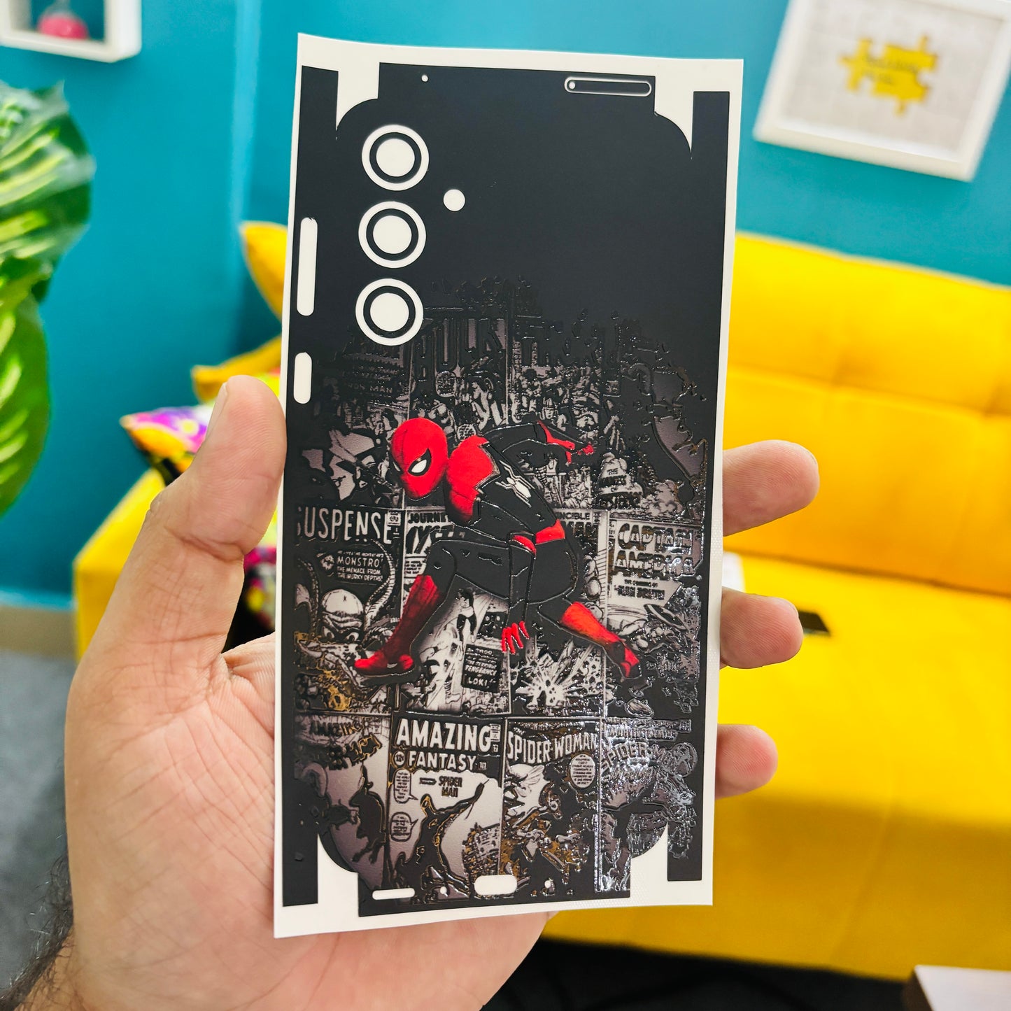 SpiderMan New 3D Textured Phone Skin - Skinly