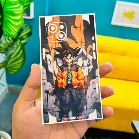 DBZ Cute Toon Matte Finish Phone Skin