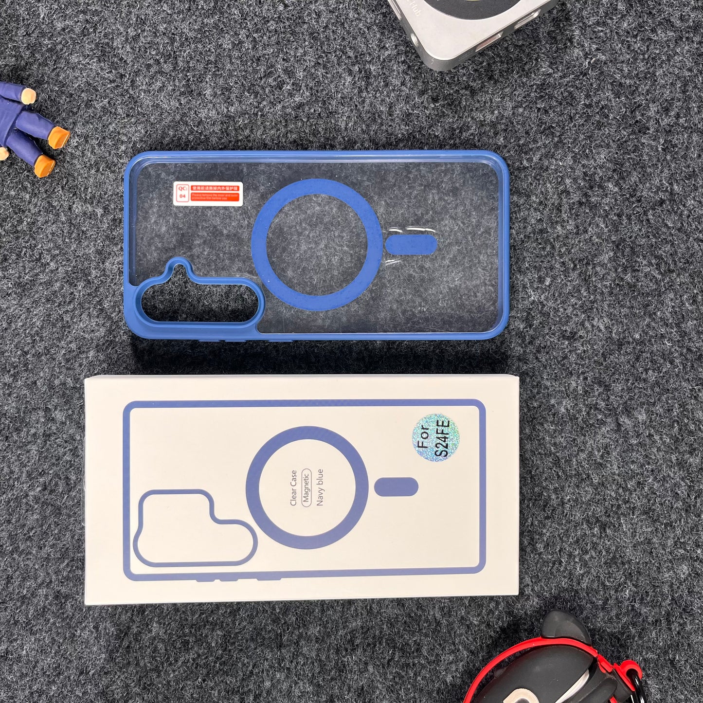 Navy Blue Cover & Case for Samsung Models