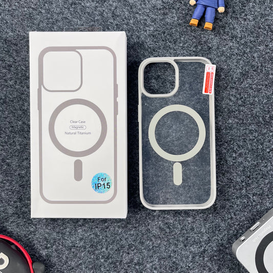 Natural Titanium Magsafe Cover & Case for iPhone (All Models)