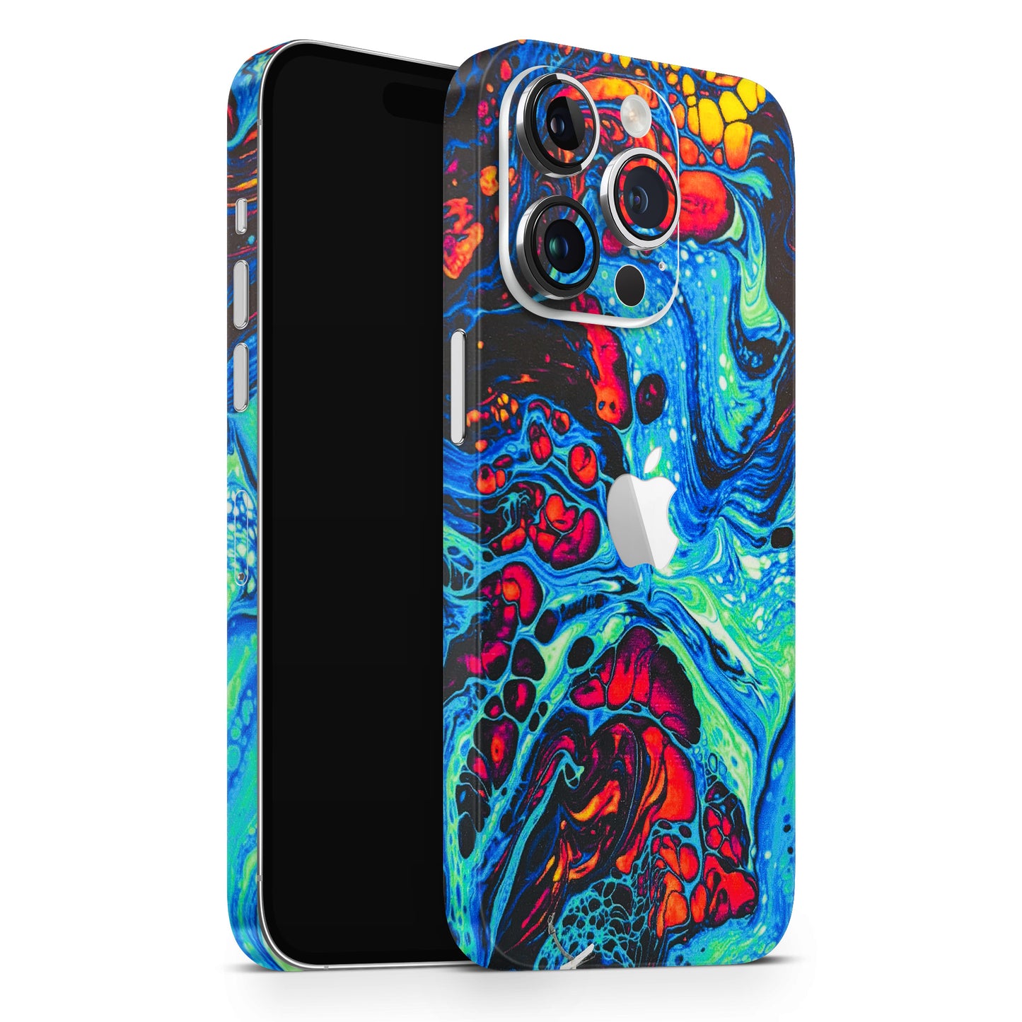 Majestic Galactic Marbel Matte Finish Phone Skin