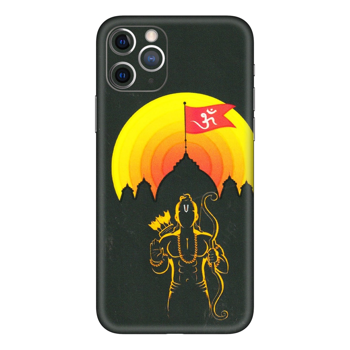Apple iPhone Skins (All Models) - Lord Ram - 3D Embossed Finish (L-132) iPhone 11 Pro Max