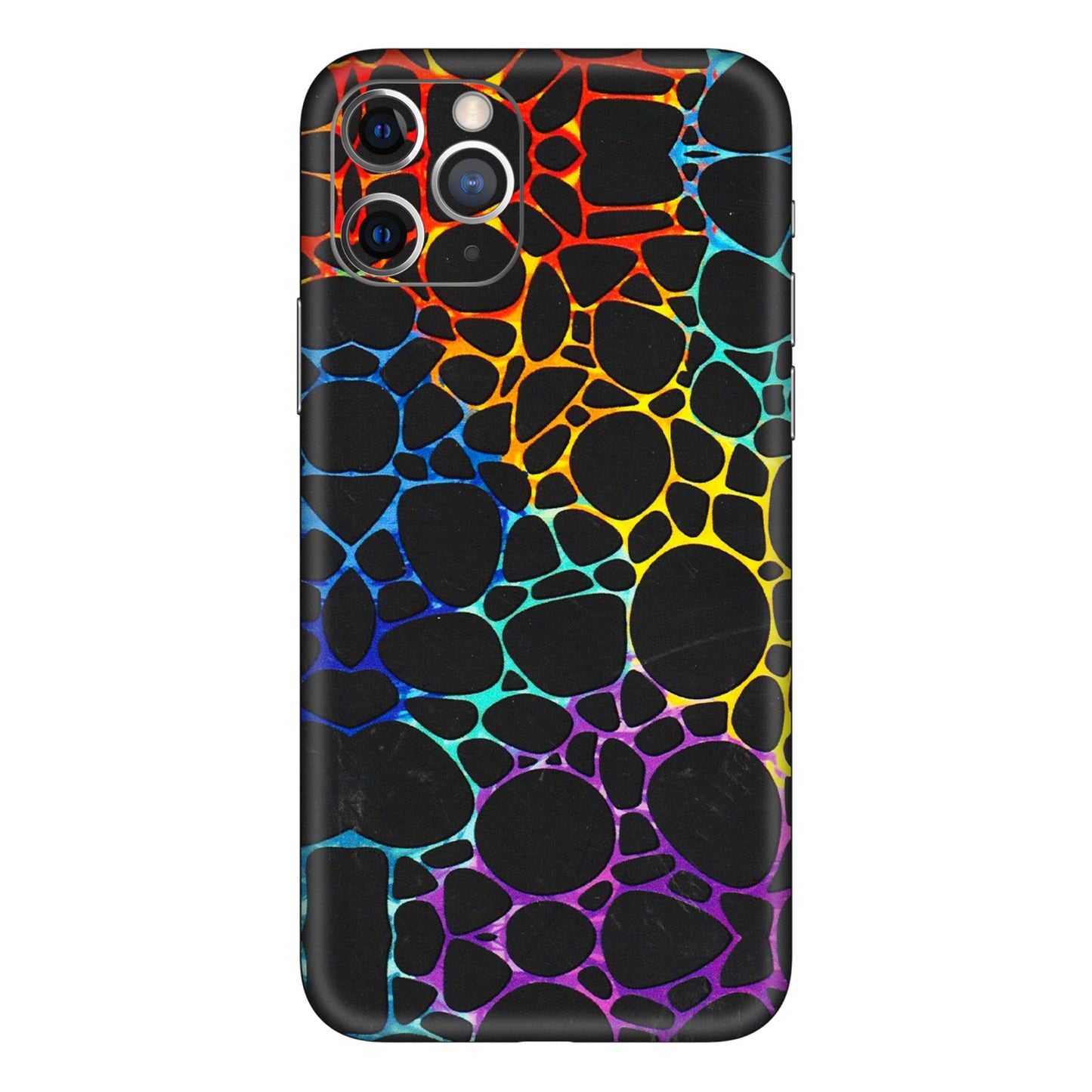 Apple iPhone Skins (All Models) - Abstract Art MultiColour - 3D Embossed Finish (L-133) iPhone 11 Pro Max