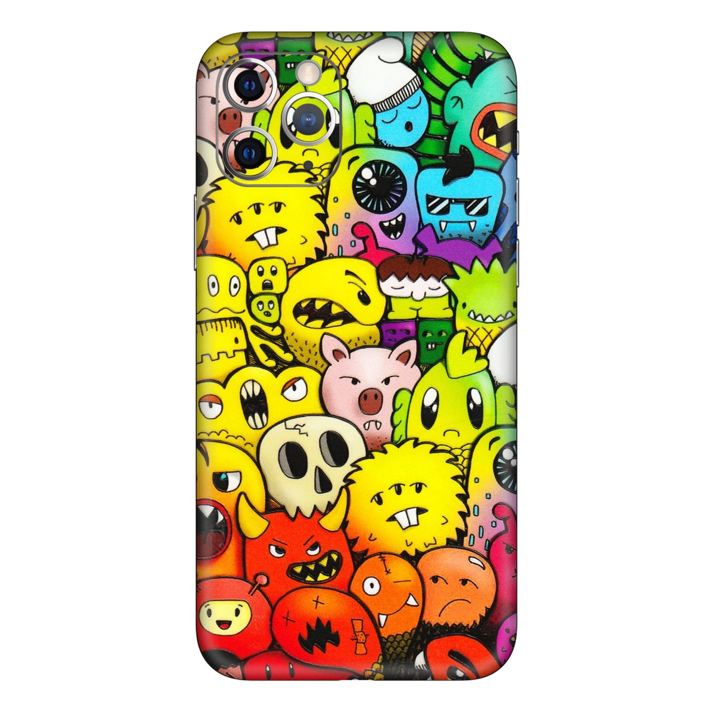 Apple iPhone Skins (All Models) - Angry Funkies - 3D Embossed Finish (L-169) iPhone 11 Pro Max