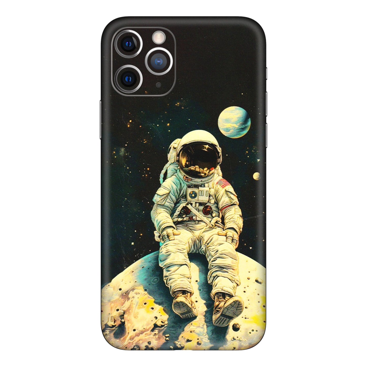 Apple iPhone Skins (All Models) - Astronaut in Space - 3D Embossed Finish (L-16) iPhone 11 Pro Max