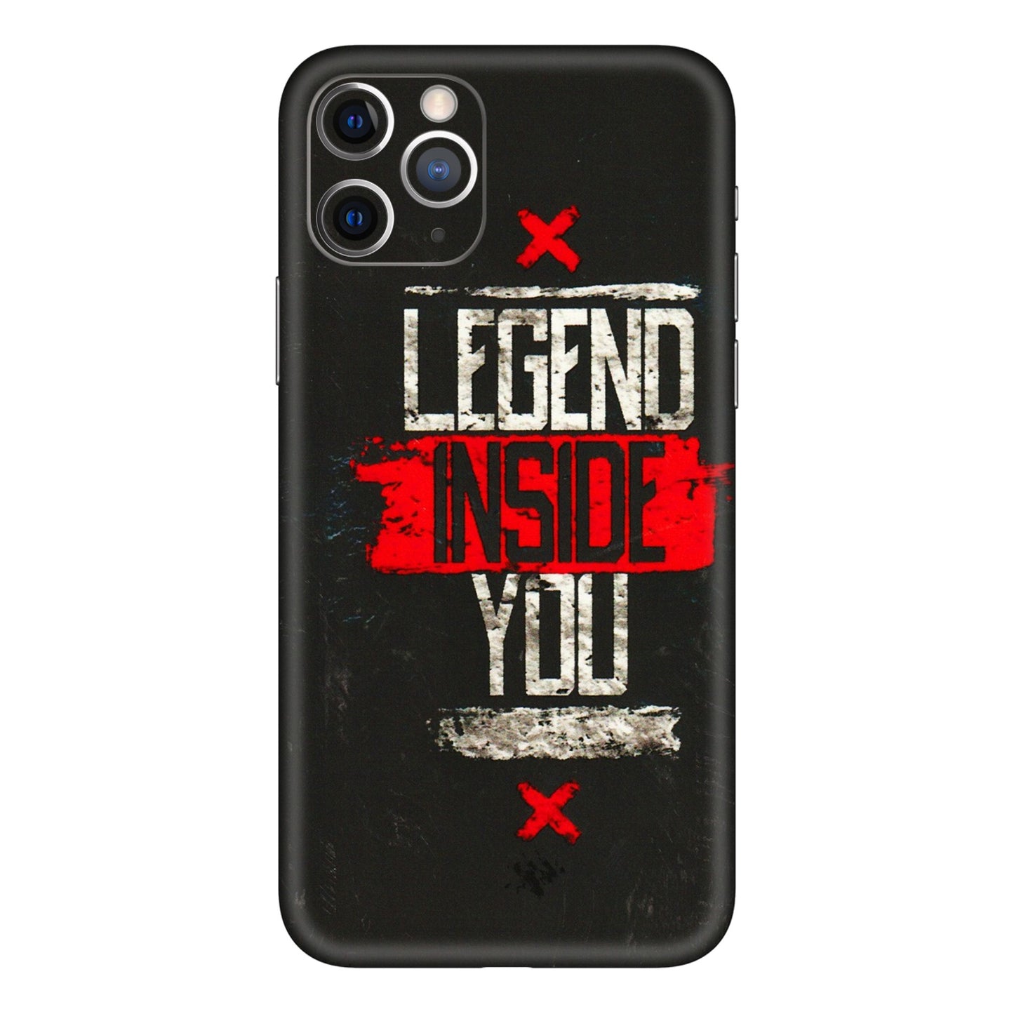 Apple iPhone Skins (All Models) - Legend Inside You - 3D Embossed Finish (L-186) iPhone 11 Pro Max