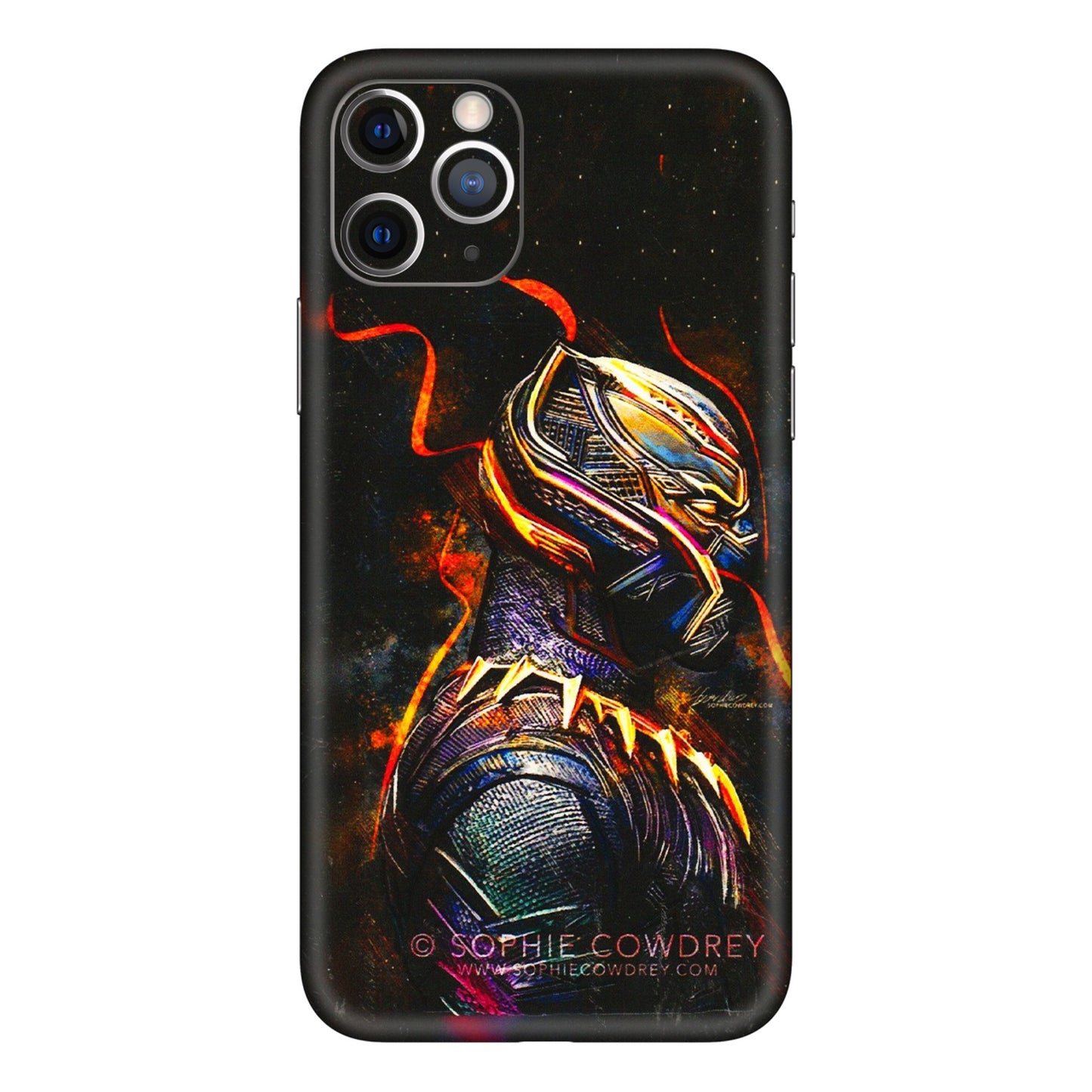 Apple iPhone Skins (All Models) - Black Panther - 3D Embossed Finish (L-190) iPhone 11 Pro Max