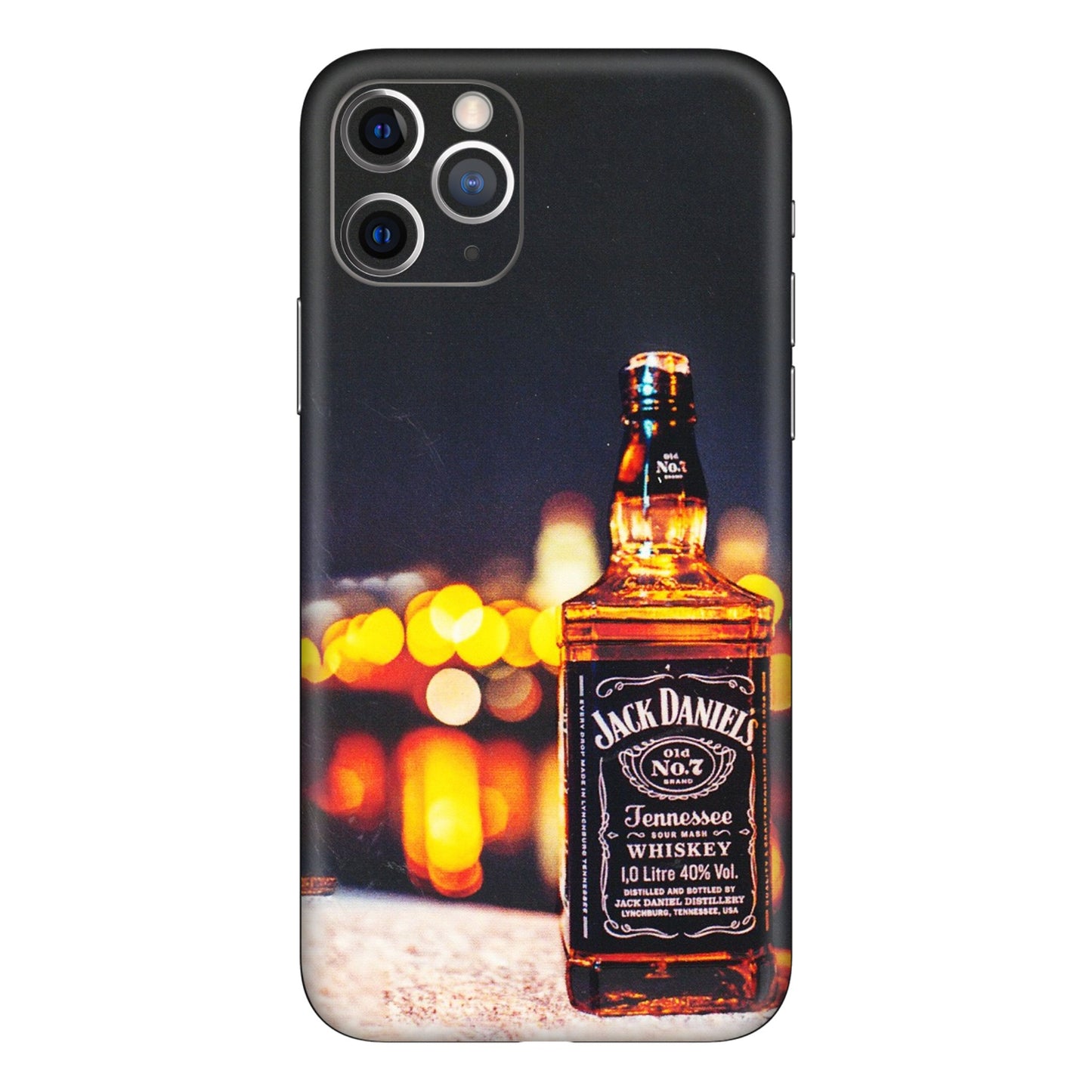 Apple iPhone Skins (All Models) - JD Whiskey Bottle - 3D Embossed Finish (L-20) iPhone 11 Pro Max