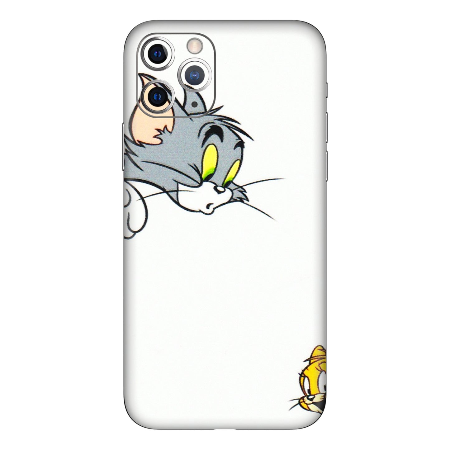 Apple iPhone Skins (All Models) - Cute Tom And Jerry - 3D Embossed Finish (L-220) iPhone 11 Pro Max