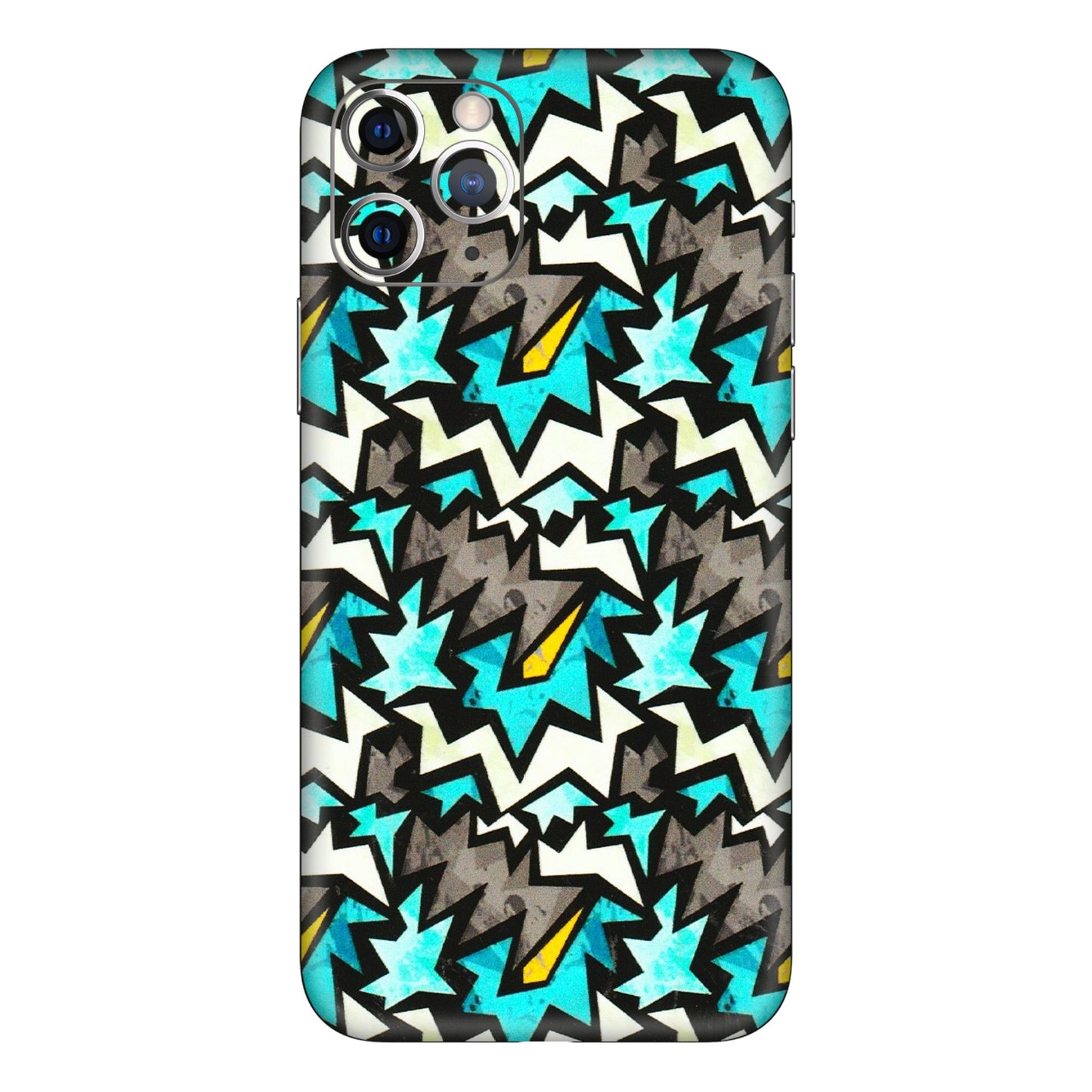 Apple iPhone Skins (All Models) - Funky Zig Zag - 3D Embossed Finish (L-223) iPhone 11 Pro Max