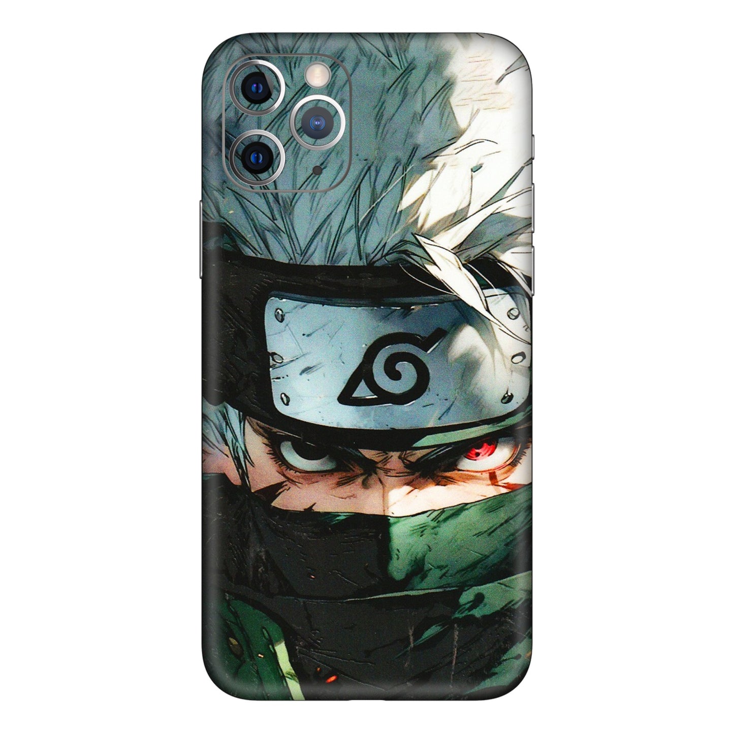 Apple iPhone Skins (All Models) - Kakashi Red Eye Focus - 3D Embossed Finish (L-227) iPhone 11 Pro Max