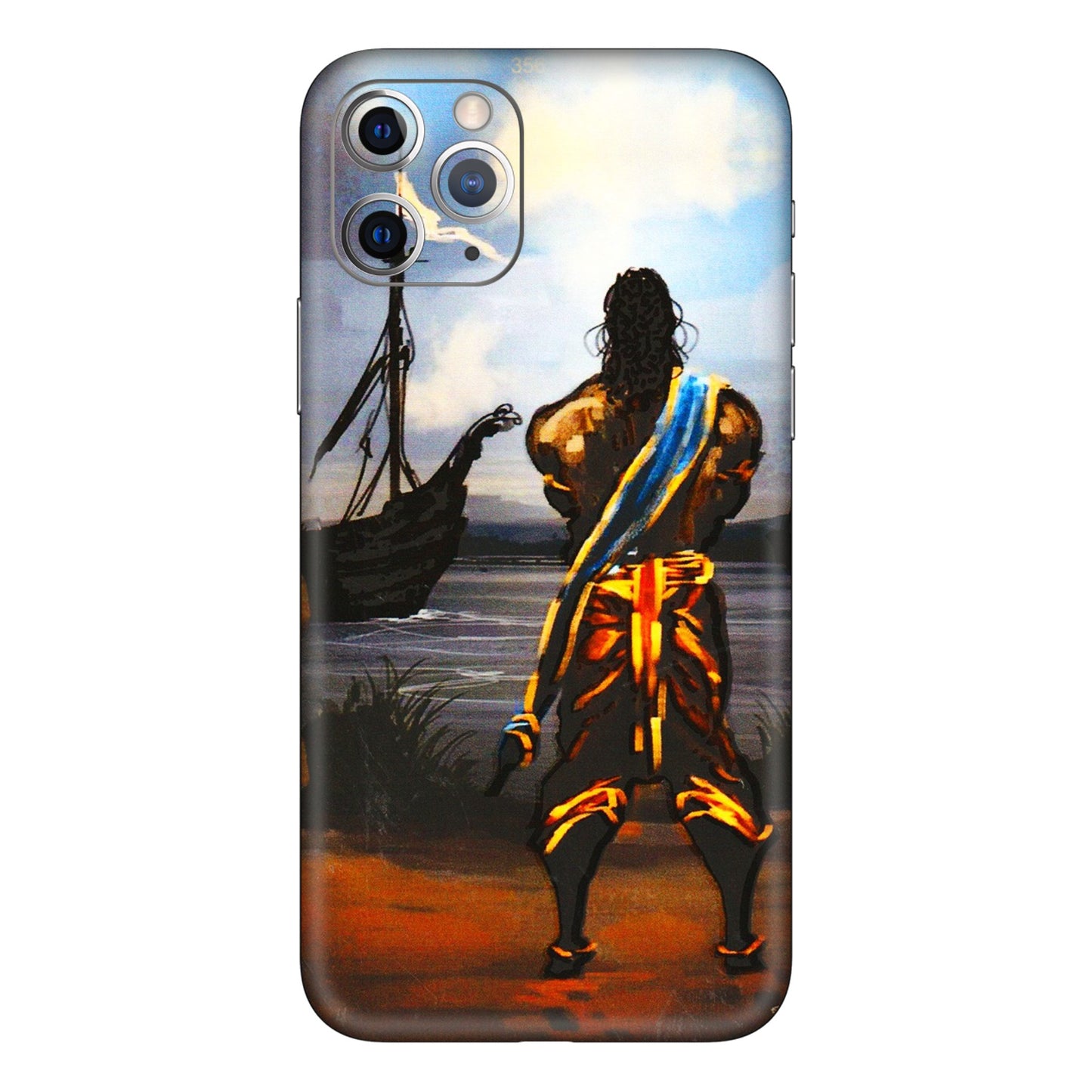 Apple iPhone Skins (All Models) - Heavenly God Figure - 3D Embossed Finish (L-34) iPhone 11 Pro Max