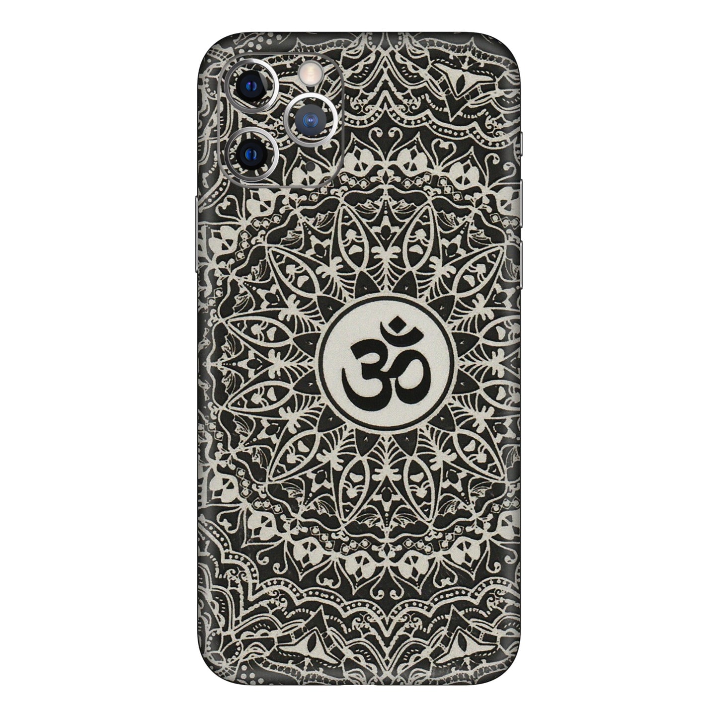 Apple iPhone Skins (All Models) - Aum Elegant Mandala - 3D Embossed Finish (L-62) iPhone 11 Pro Max