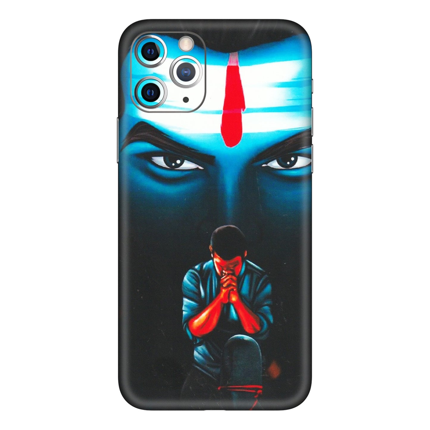 Apple iPhone Skins (All Models) - Mahakal Bhakt - Matte Finish (M-112) iPhone 11 Pro Max
